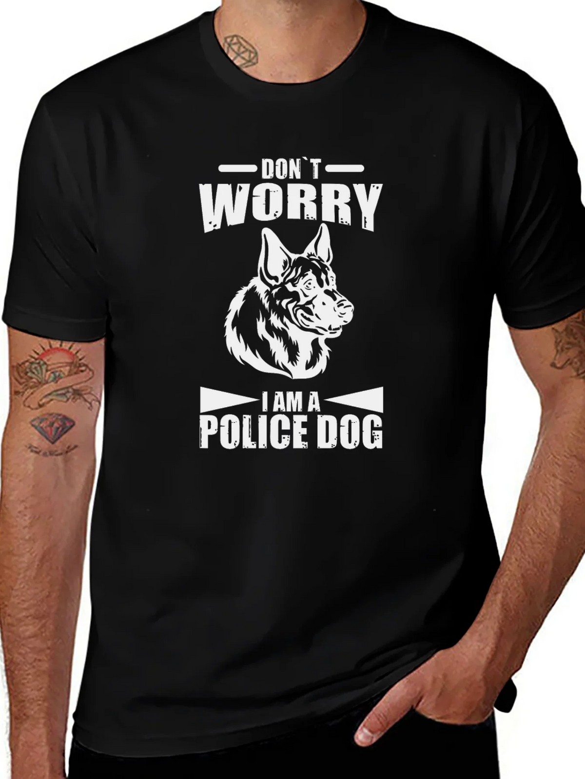 Dont Worry Police Dog T-Shirt - K9 Unit Apparel product image 1
