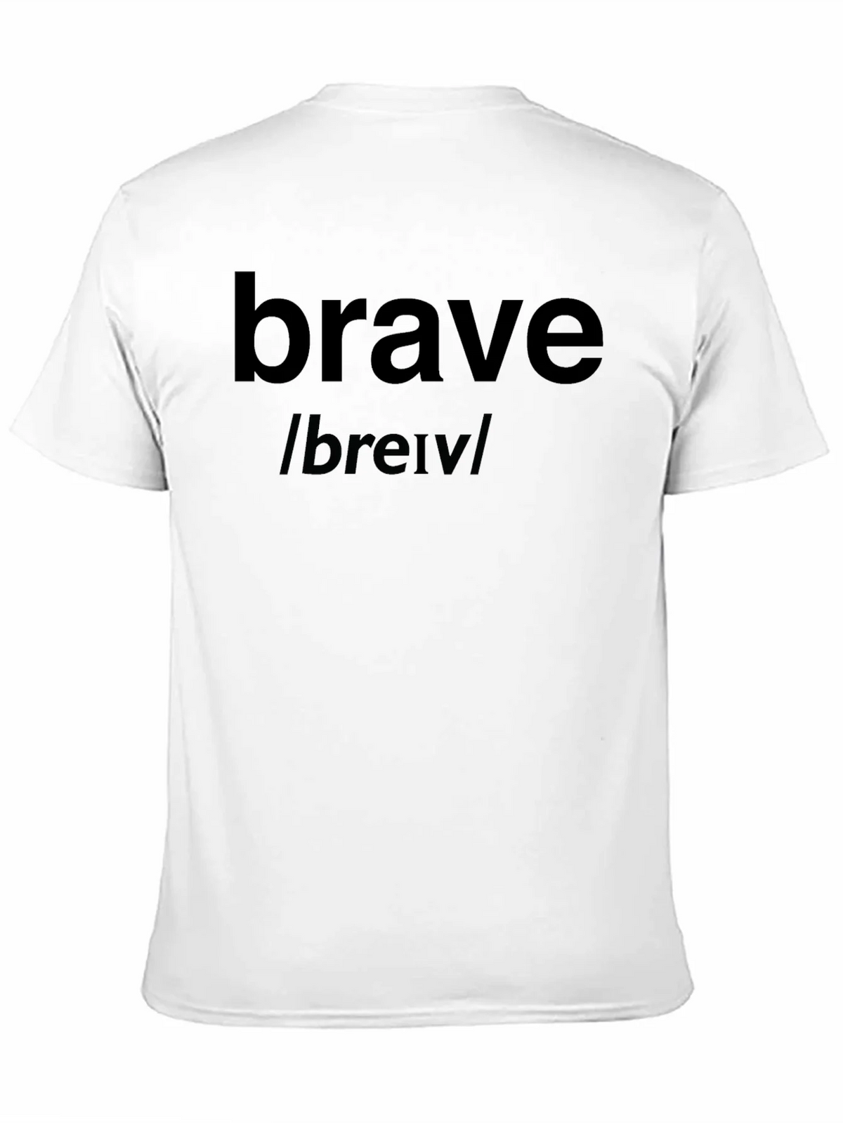 Brave Definition T-Shirt - Black Cotton Tee product image 9