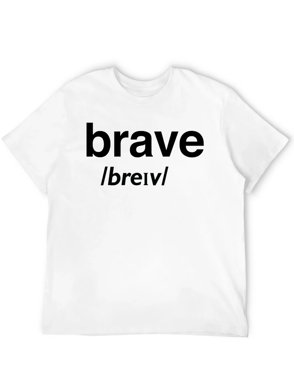 Brave Definition T-Shirt - Black Cotton Tee product image 10