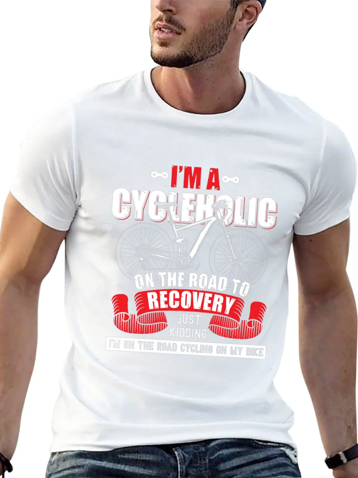 Cycleholic T-Shirt - Road to Recovery product image 8