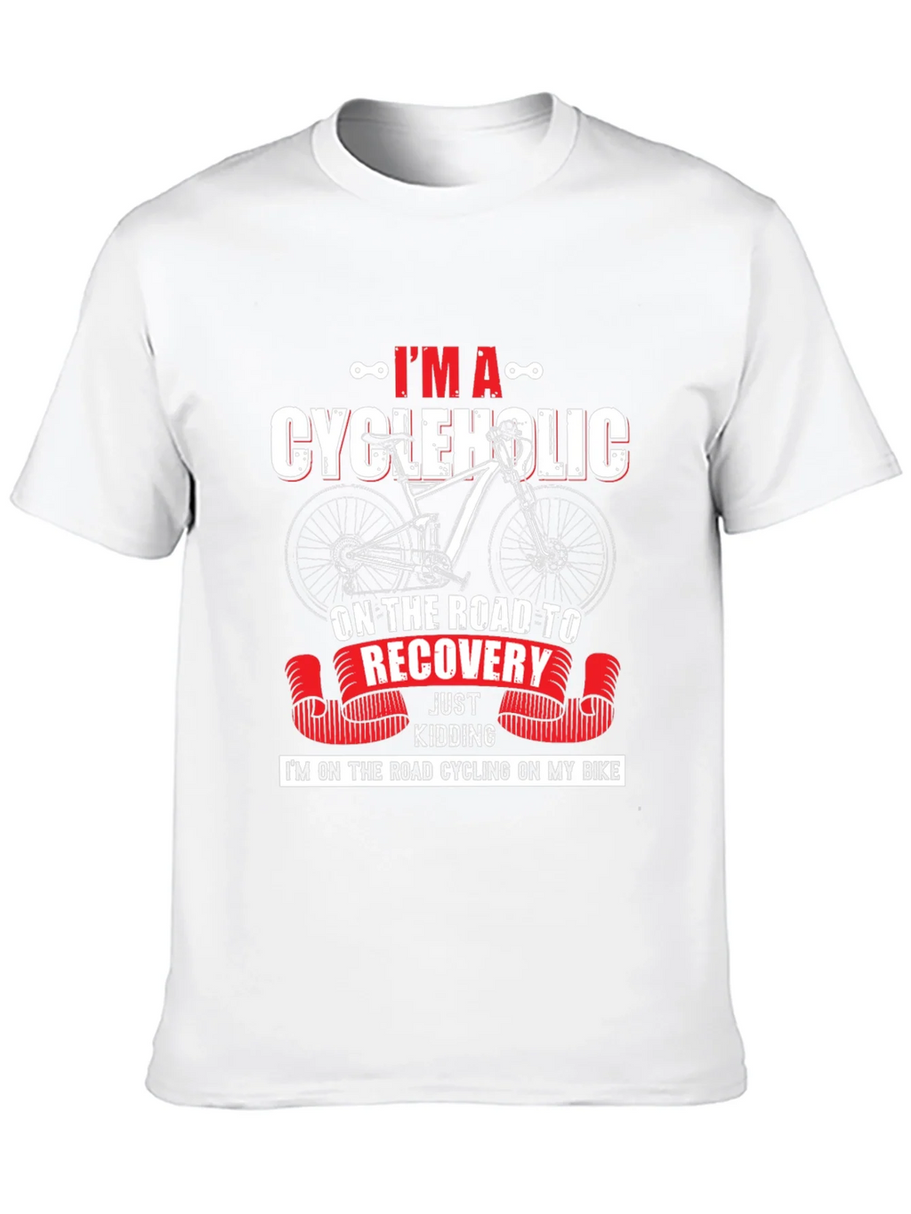 Cycleholic T-Shirt - Road to Recovery product image 6