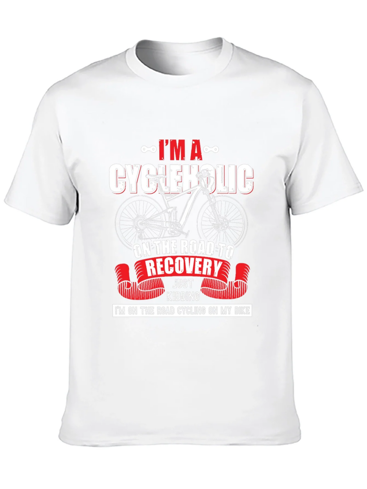 Cycleholic T-Shirt - Road to Recovery product image 6