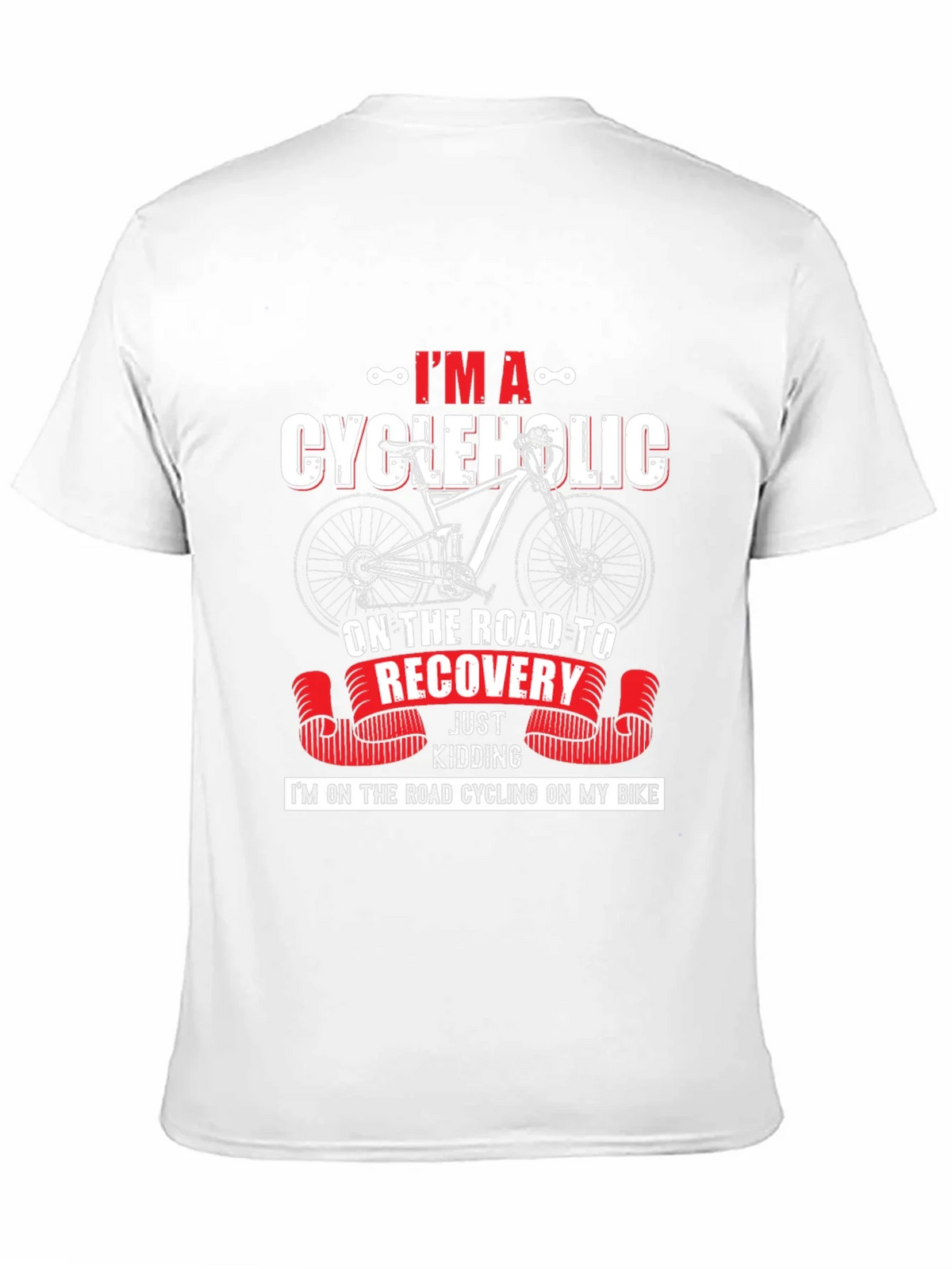 Cycleholic T-Shirt - Road to Recovery product image 7