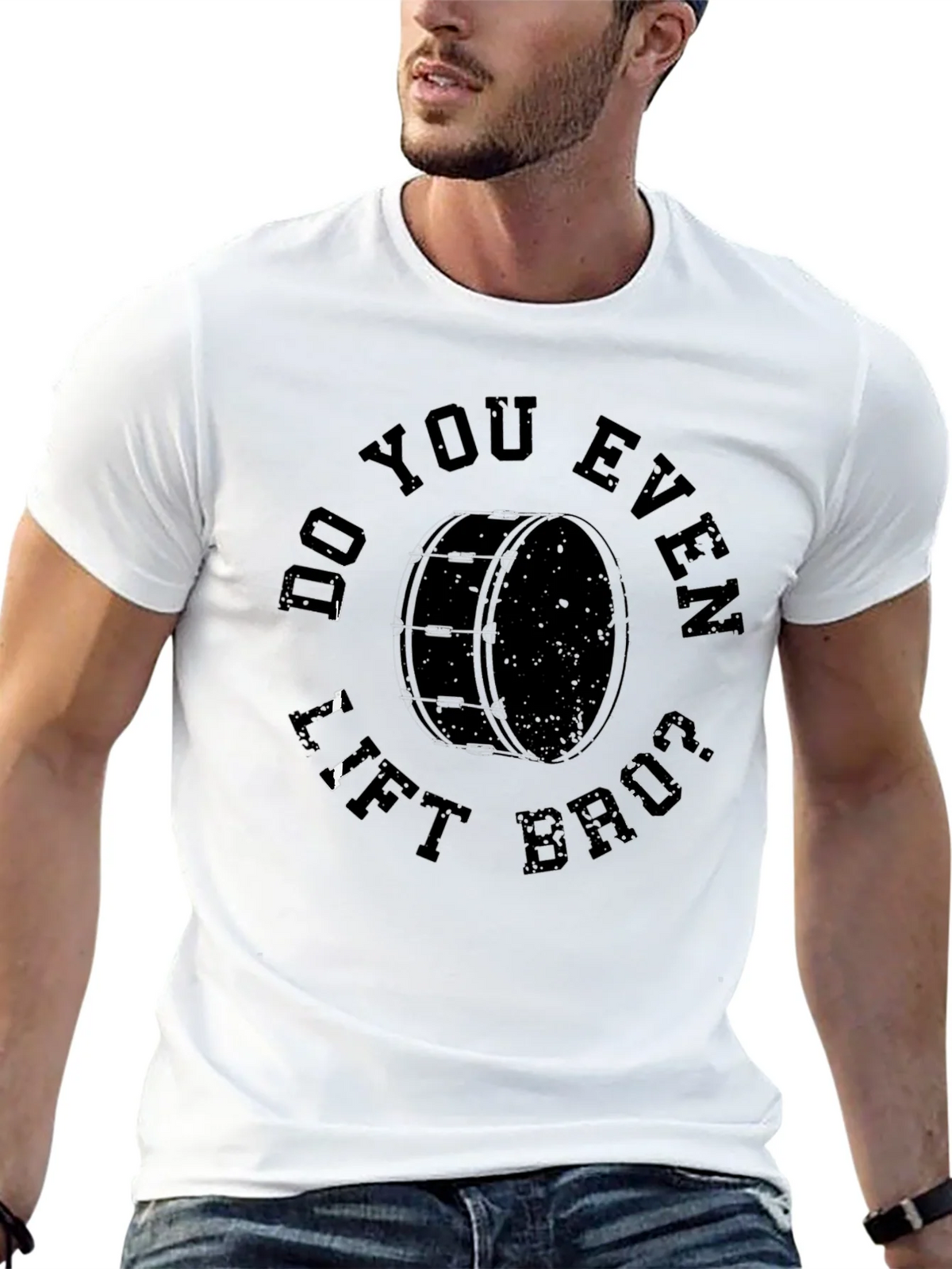 Do You Even Lift Bruh Drum T-Shirt product image 12