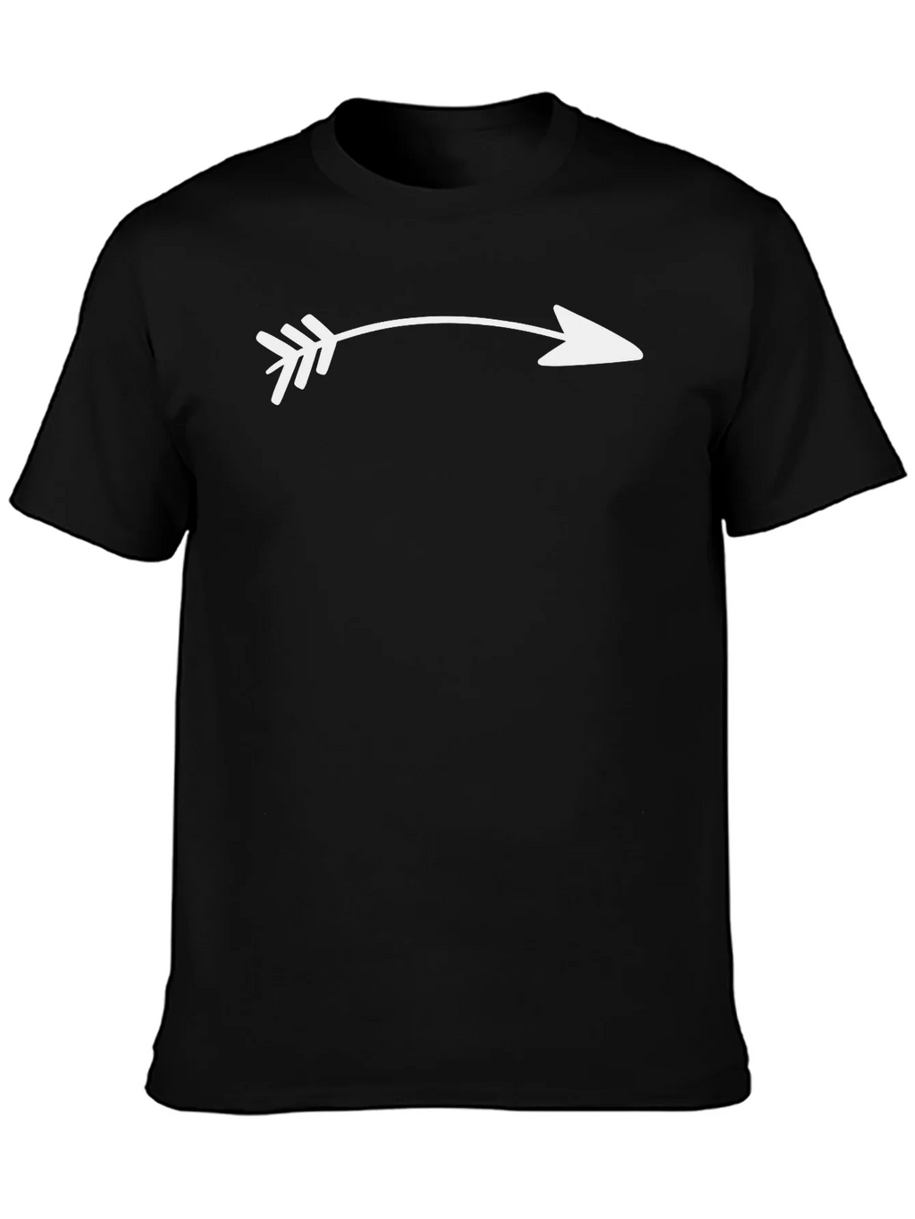Arrow Graphic Tee - Black Casual Style product image 3
