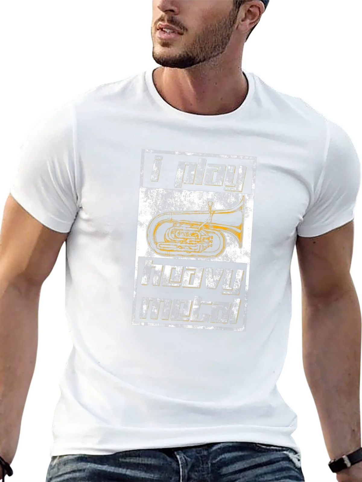 I Play Heavy Metal Tuba T-Shirt product image 11