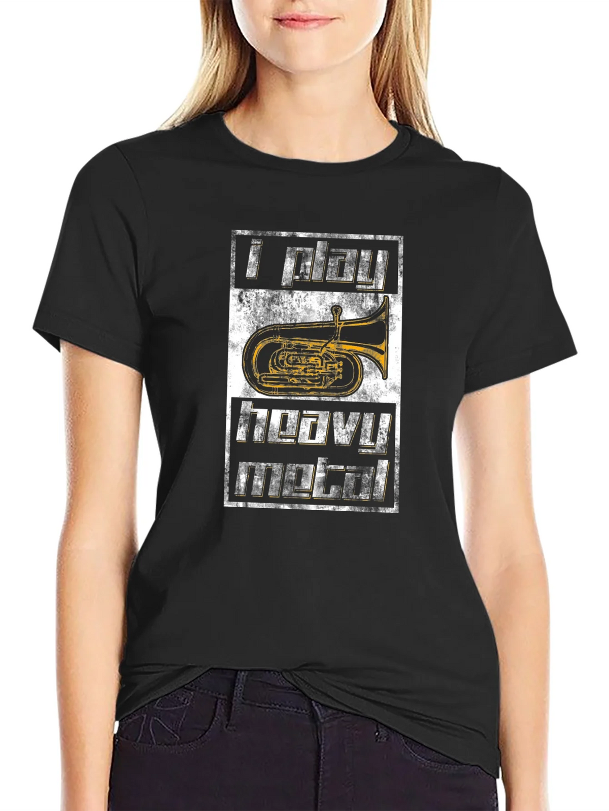I Play Heavy Metal Tuba T-Shirt product image 1