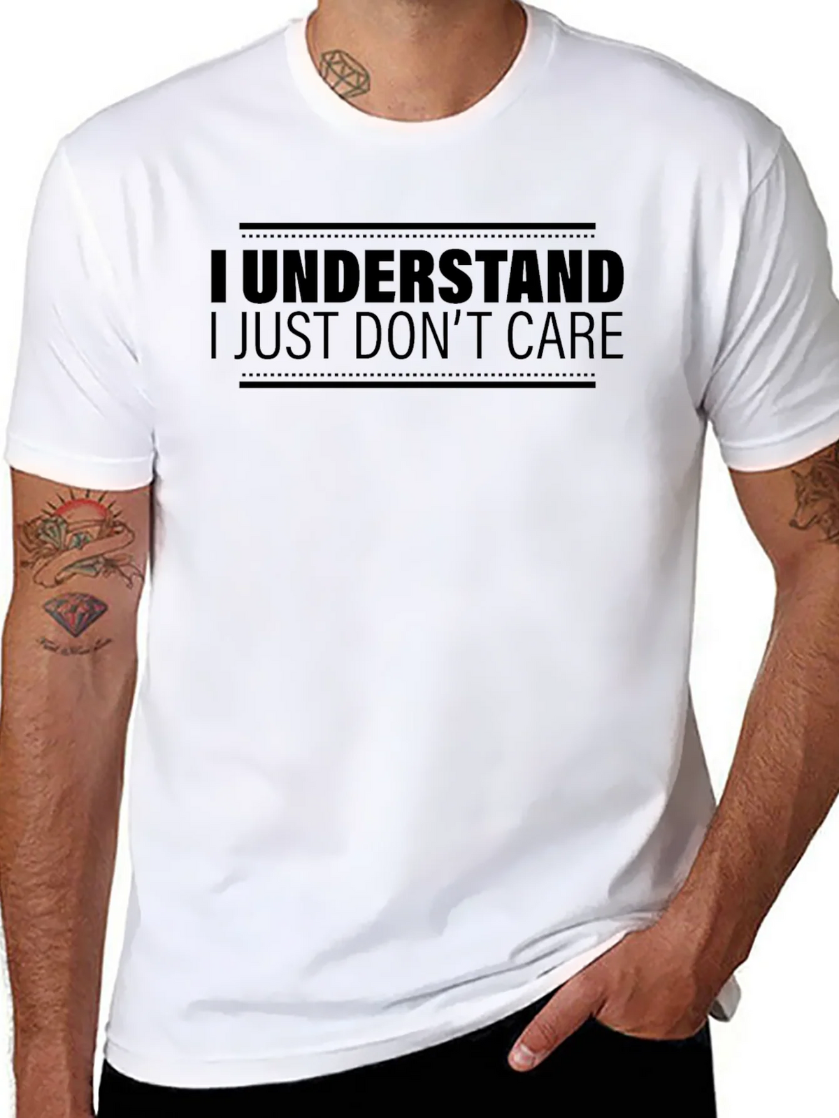 I Understand I Just Dont Care T-Shirt product image 7