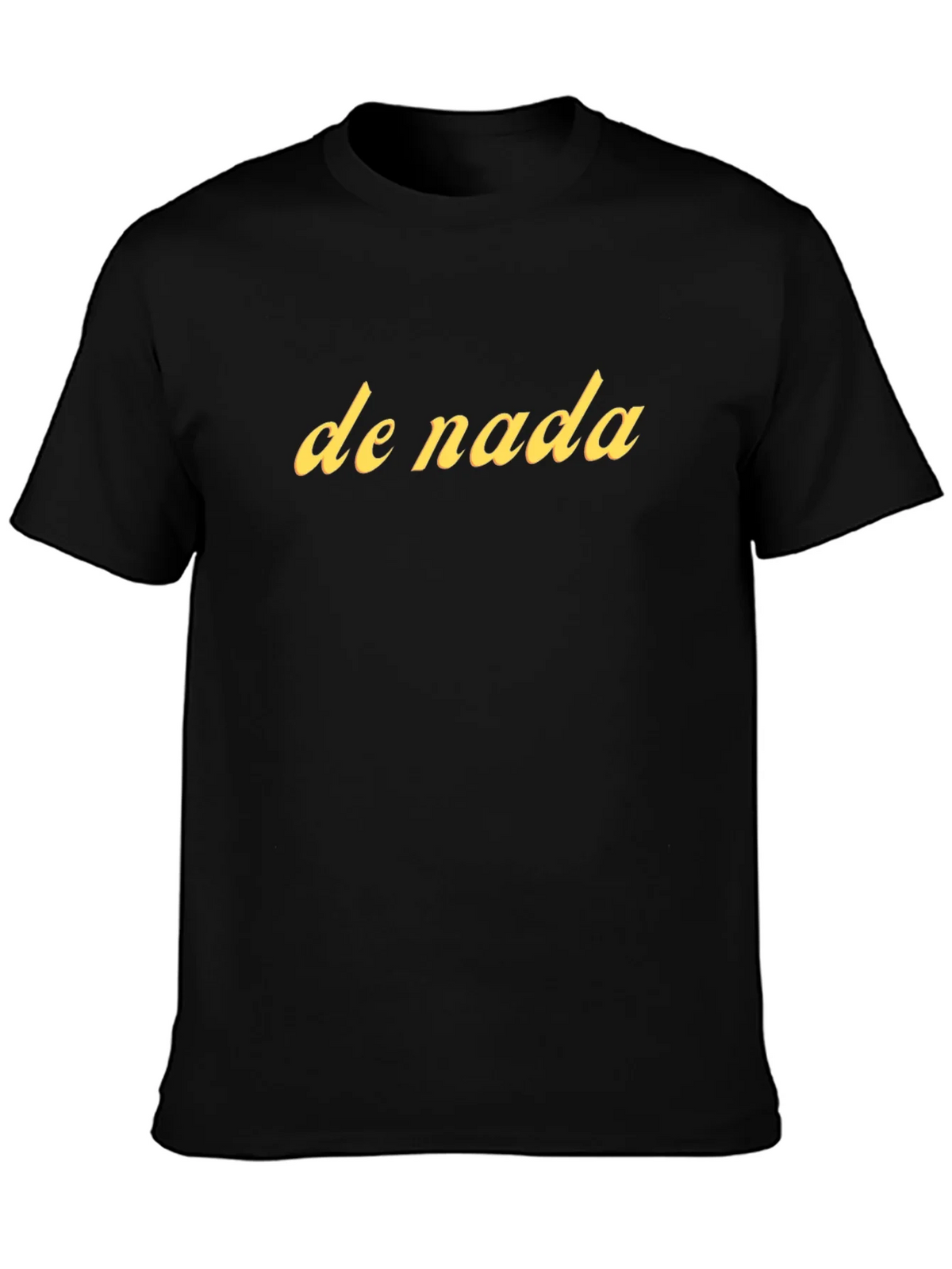 De Nada Graphic Tee - Black Cotton T-Shirt product image 3