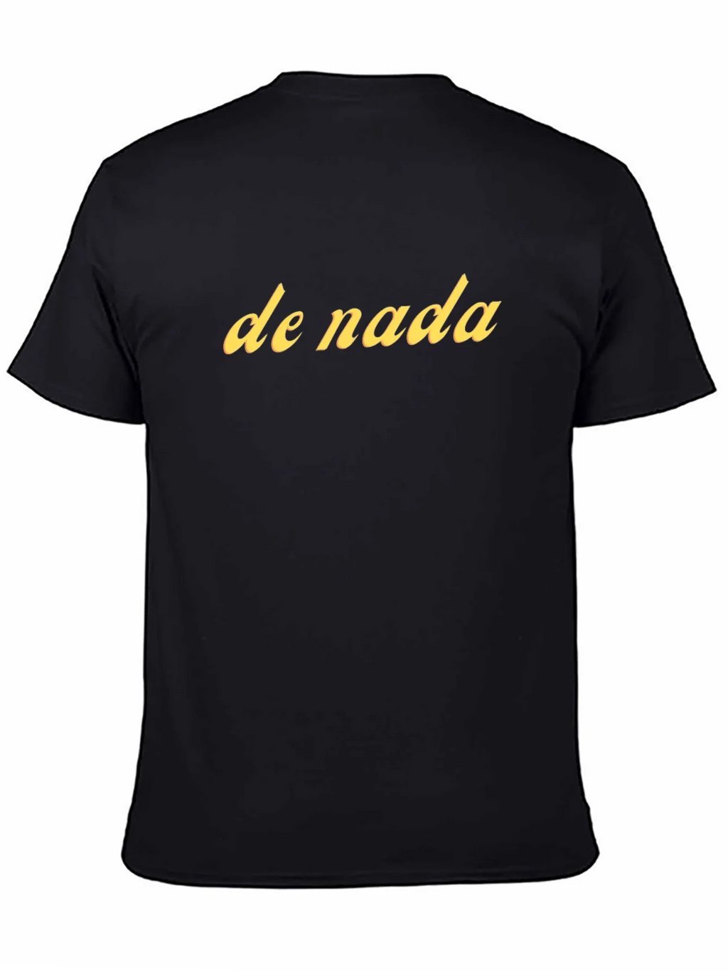 De Nada Graphic Tee - Black Cotton T-Shirt product image 4