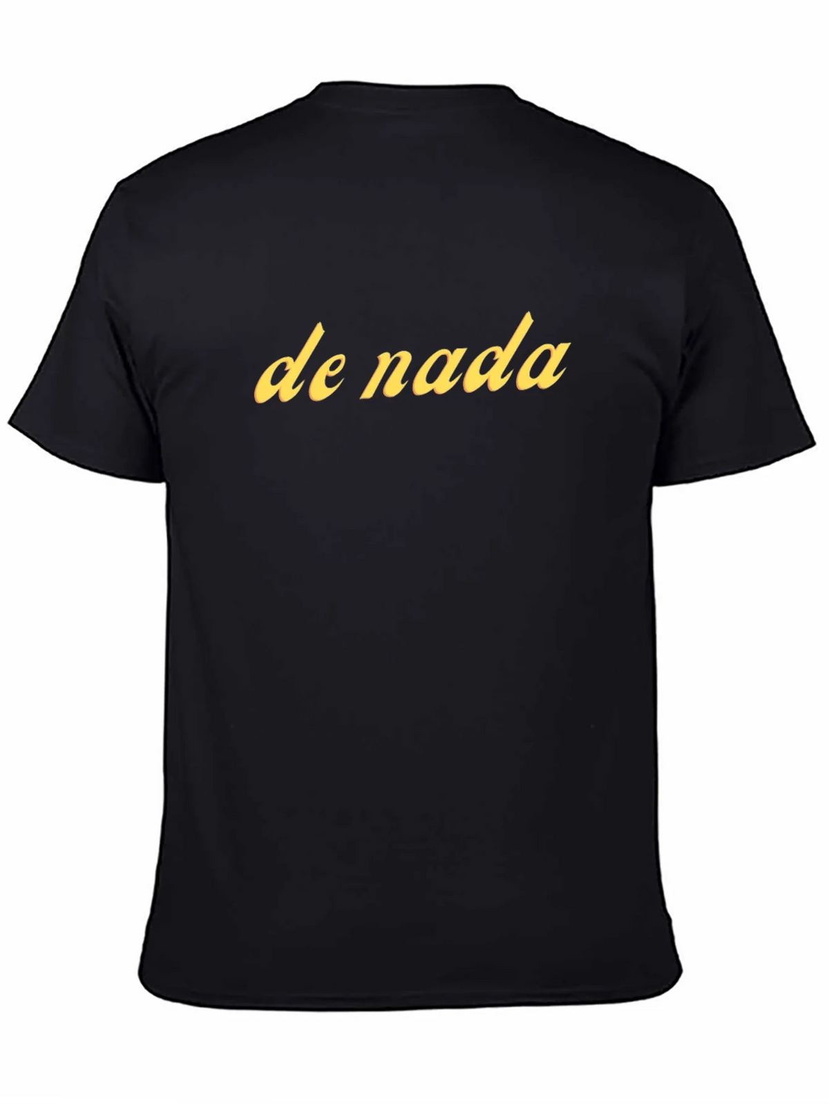 De Nada Graphic Tee - Black Cotton T-Shirt product image 4