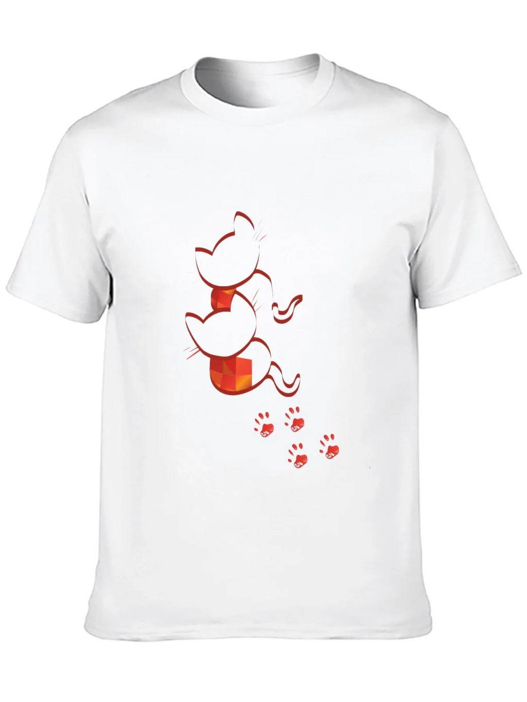 Cat Silhouette Graphic Print Tee product image 9