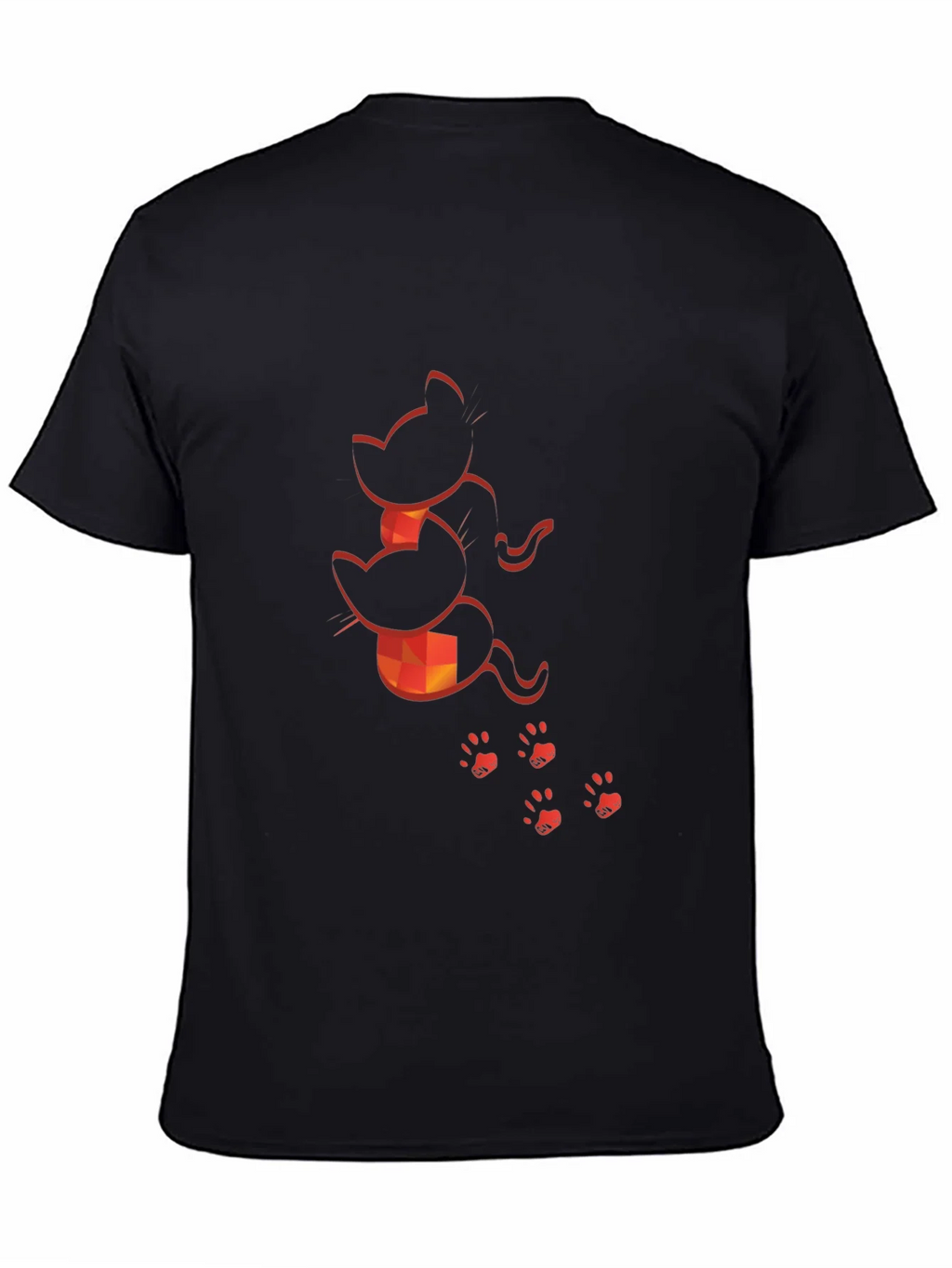 Cat Silhouette Graphic Print Tee product image 4