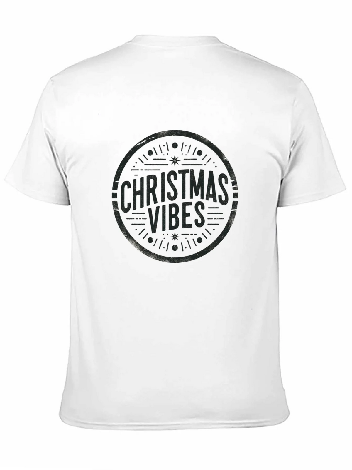 Christmas Vibes Graphic Tee - Black product image 7