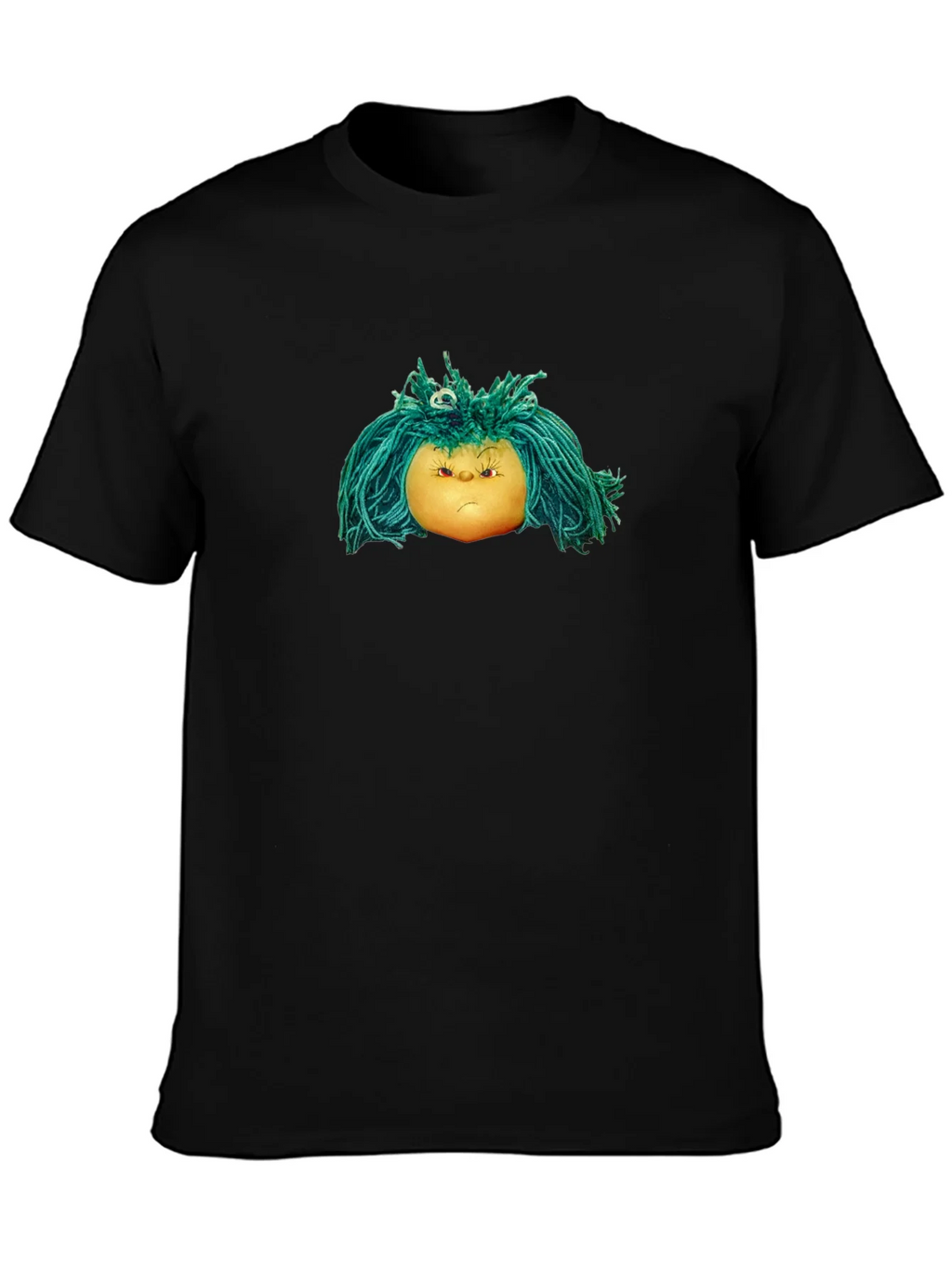 Grumpy Doll Graphic Tee - Soft Cotton Blend product image 3