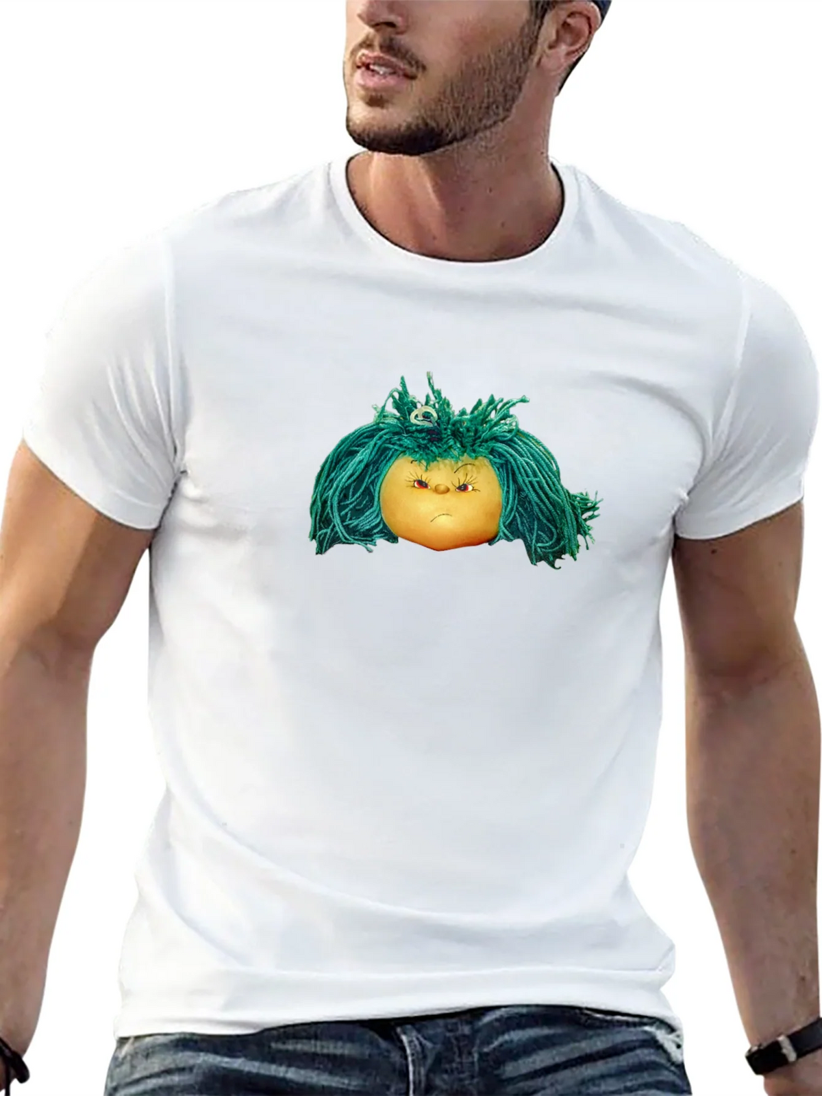 Grumpy Doll Graphic Tee - Soft Cotton Blend product image 12