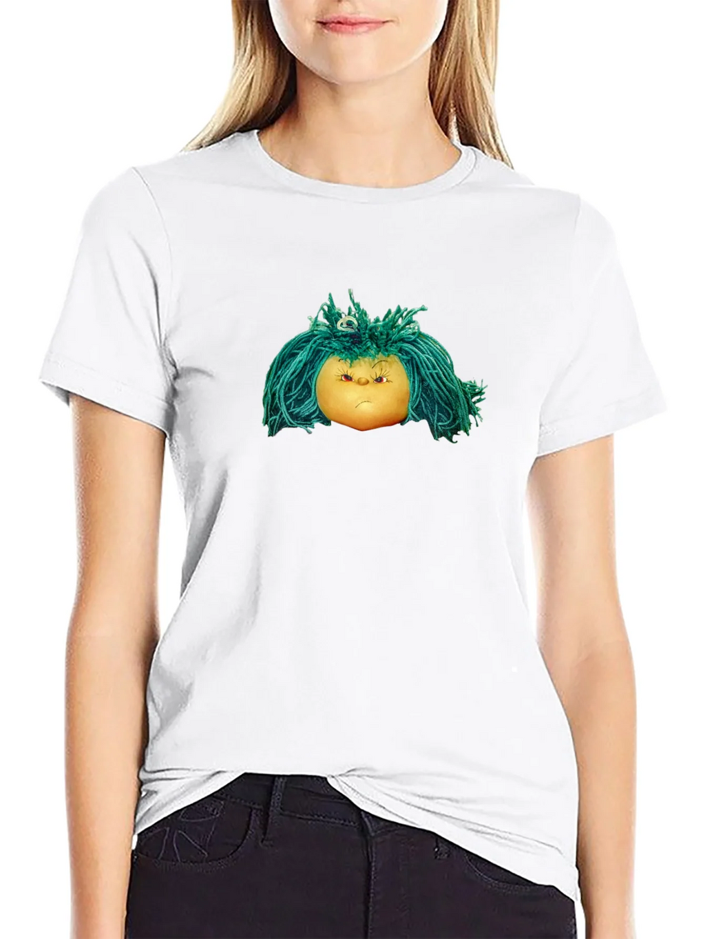 Grumpy Doll Graphic Tee - Soft Cotton Blend product image 8