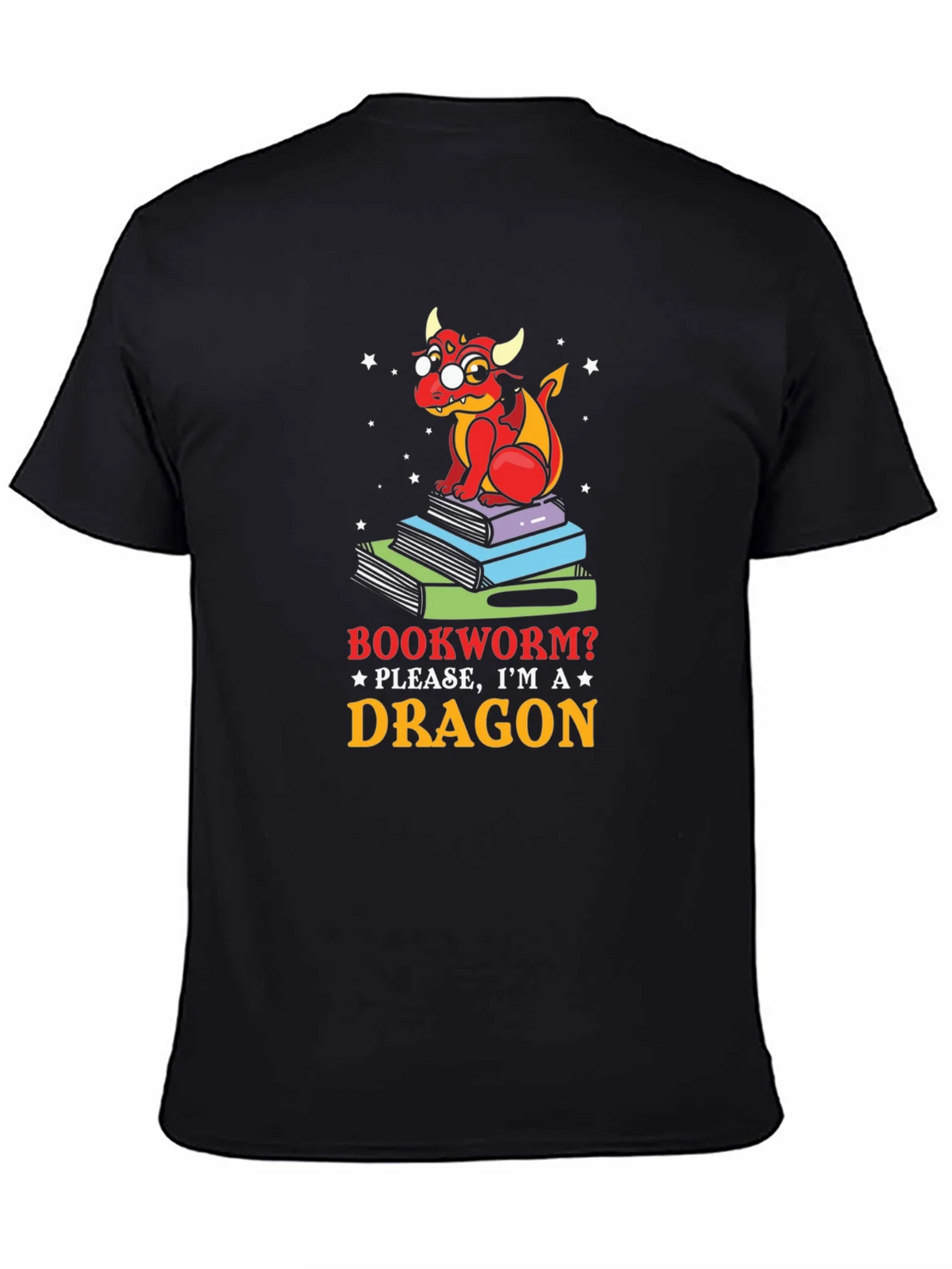 Bookworm Dragon T-Shirt product image 3