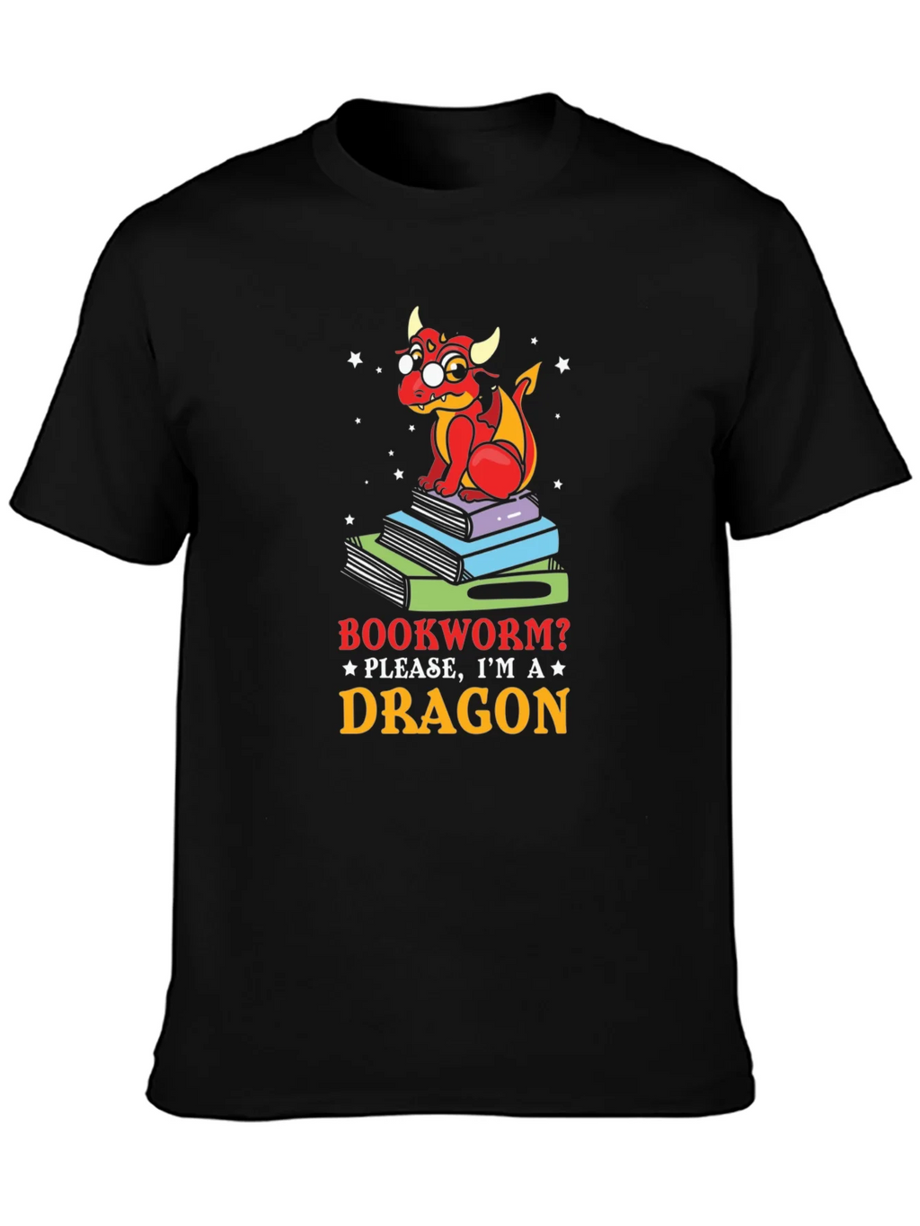 Bookworm Dragon T-Shirt product image 2