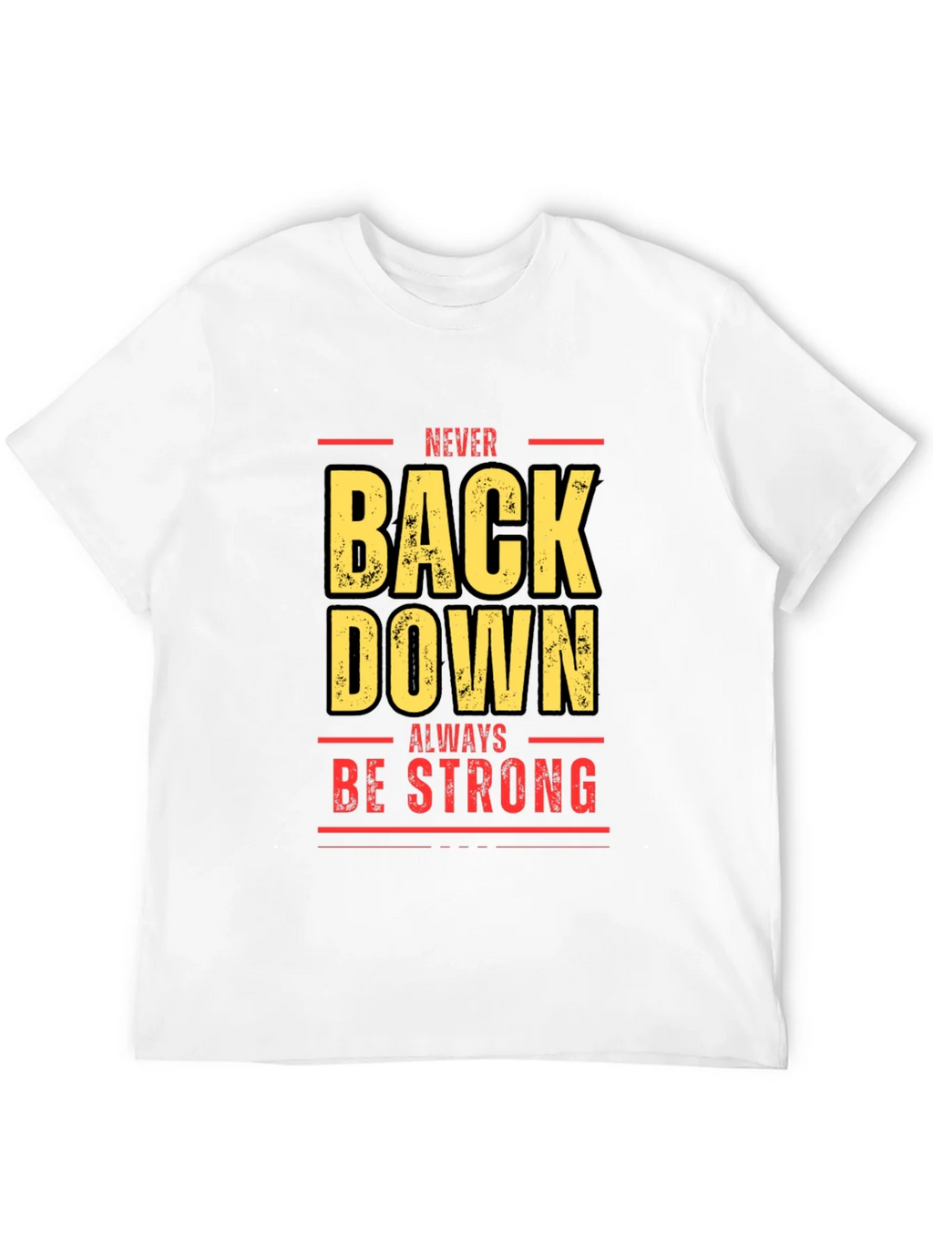 Never Back Down Black Graphic Tee product image 10