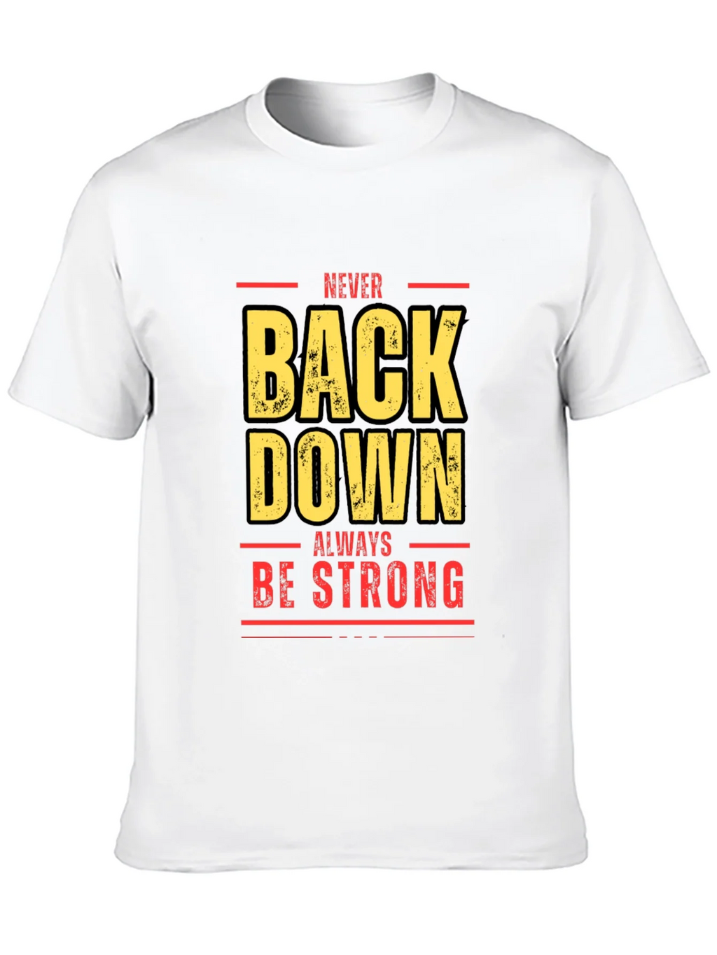 Never Back Down Black Graphic Tee product image 8