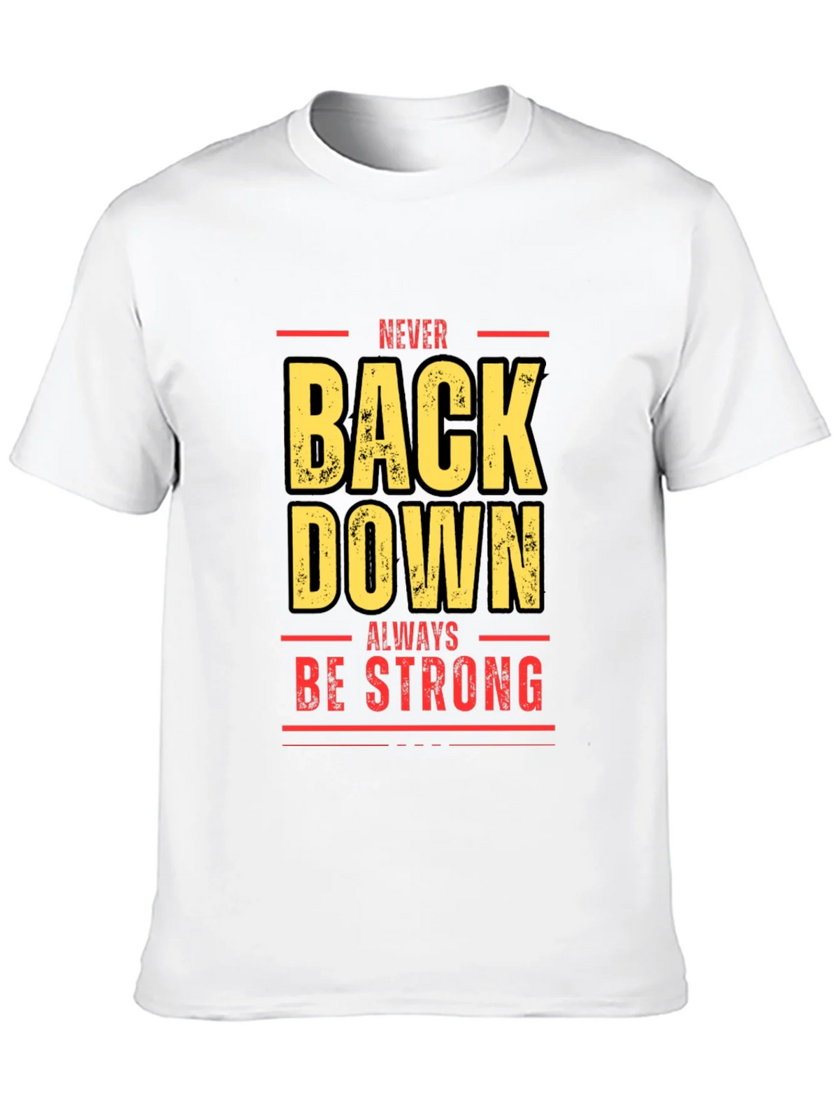 Never Back Down Black Graphic Tee product image 8