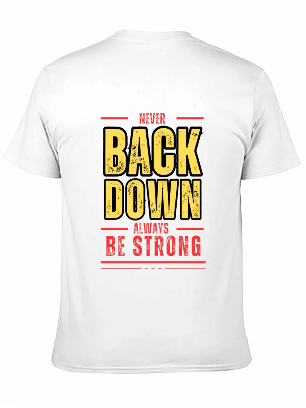 Never Back Down Black Graphic Tee product image 9