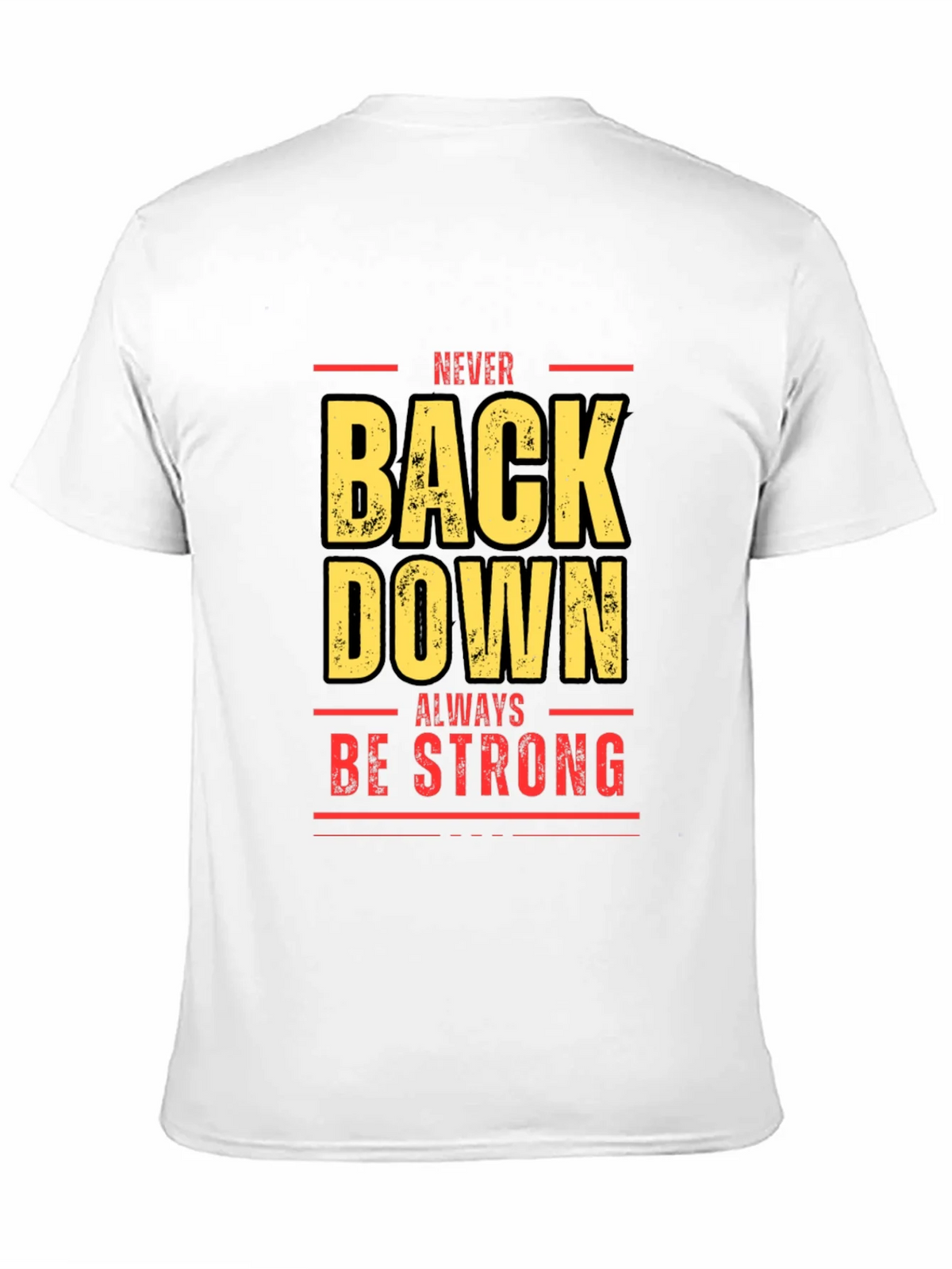 Never Back Down Black Graphic Tee product image 9