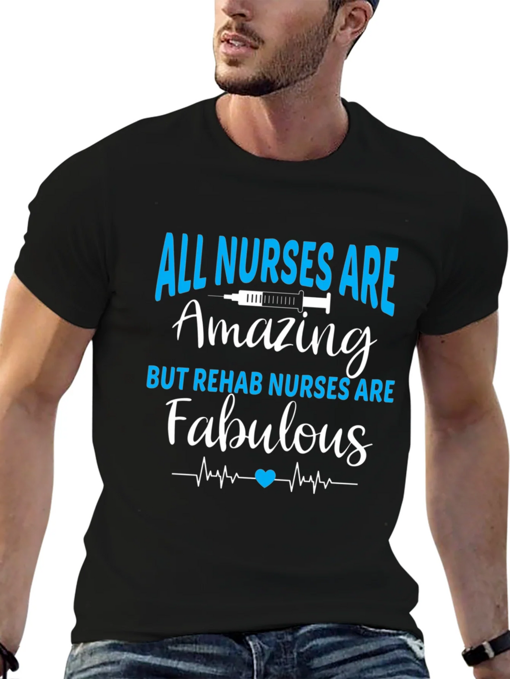 All Nurses Are Amazing T-Shirt - Rehab Nurse Apparel product image 6
