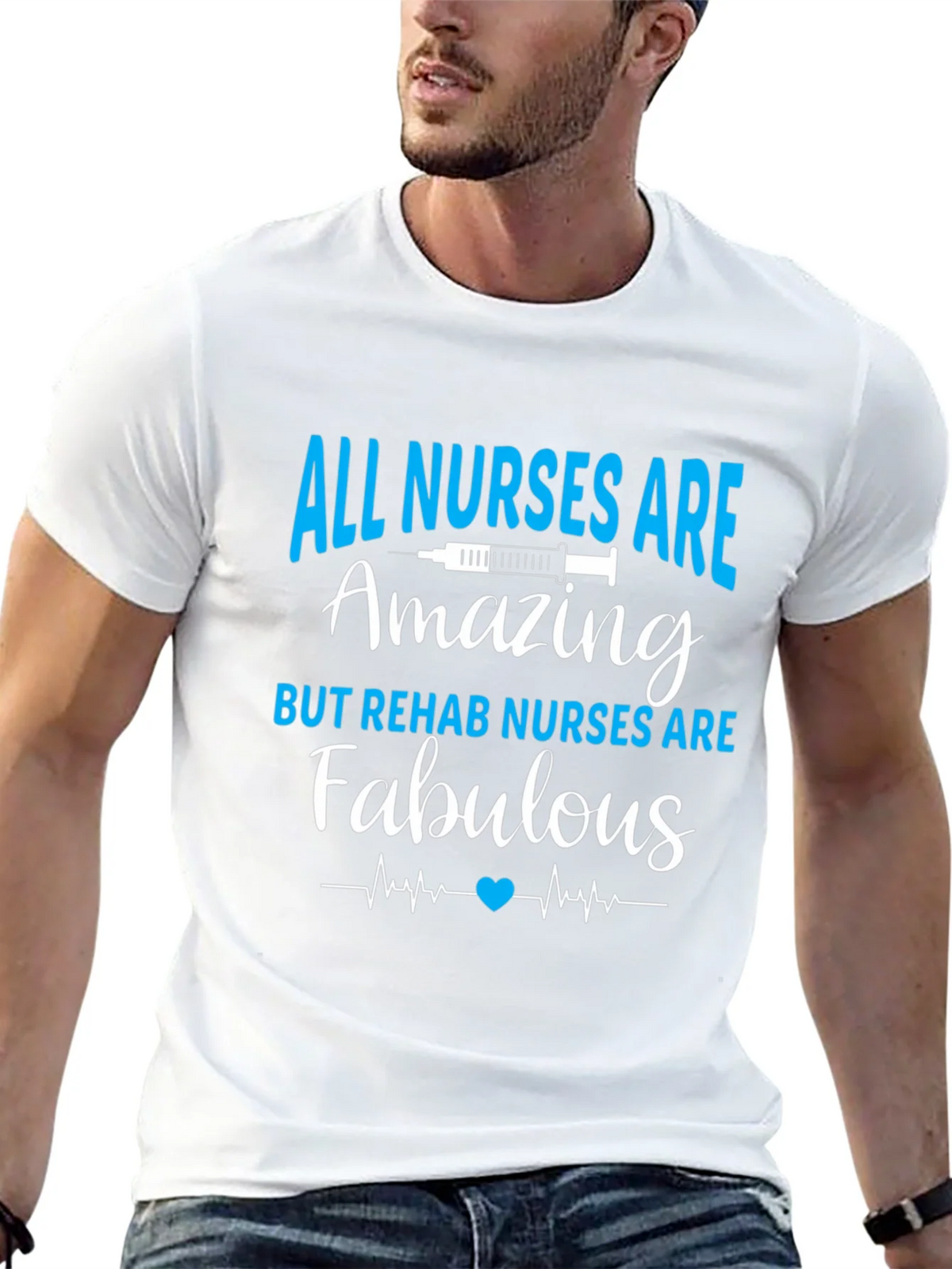 All Nurses Are Amazing T-Shirt - Rehab Nurse Apparel product image 12