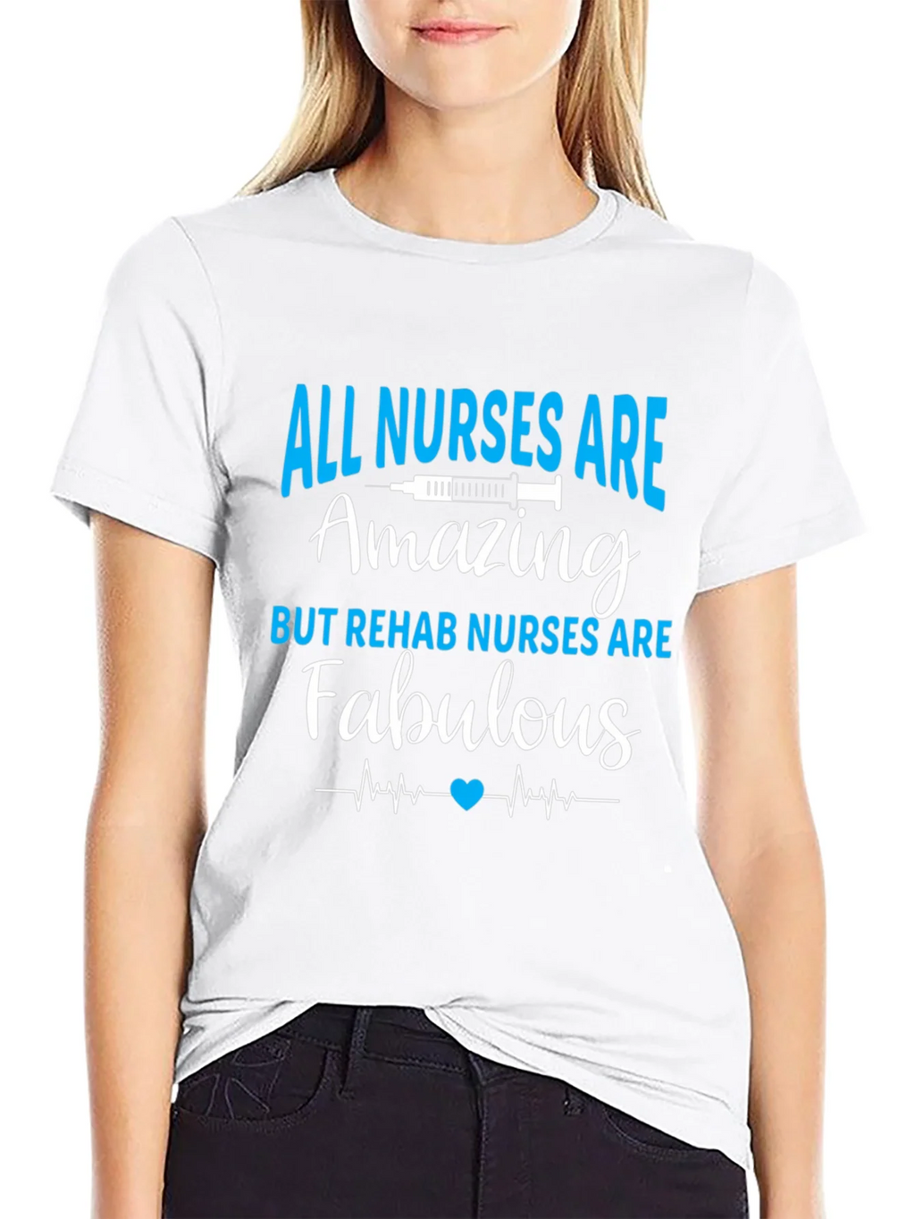 All Nurses Are Amazing T-Shirt - Rehab Nurse Apparel product image 8