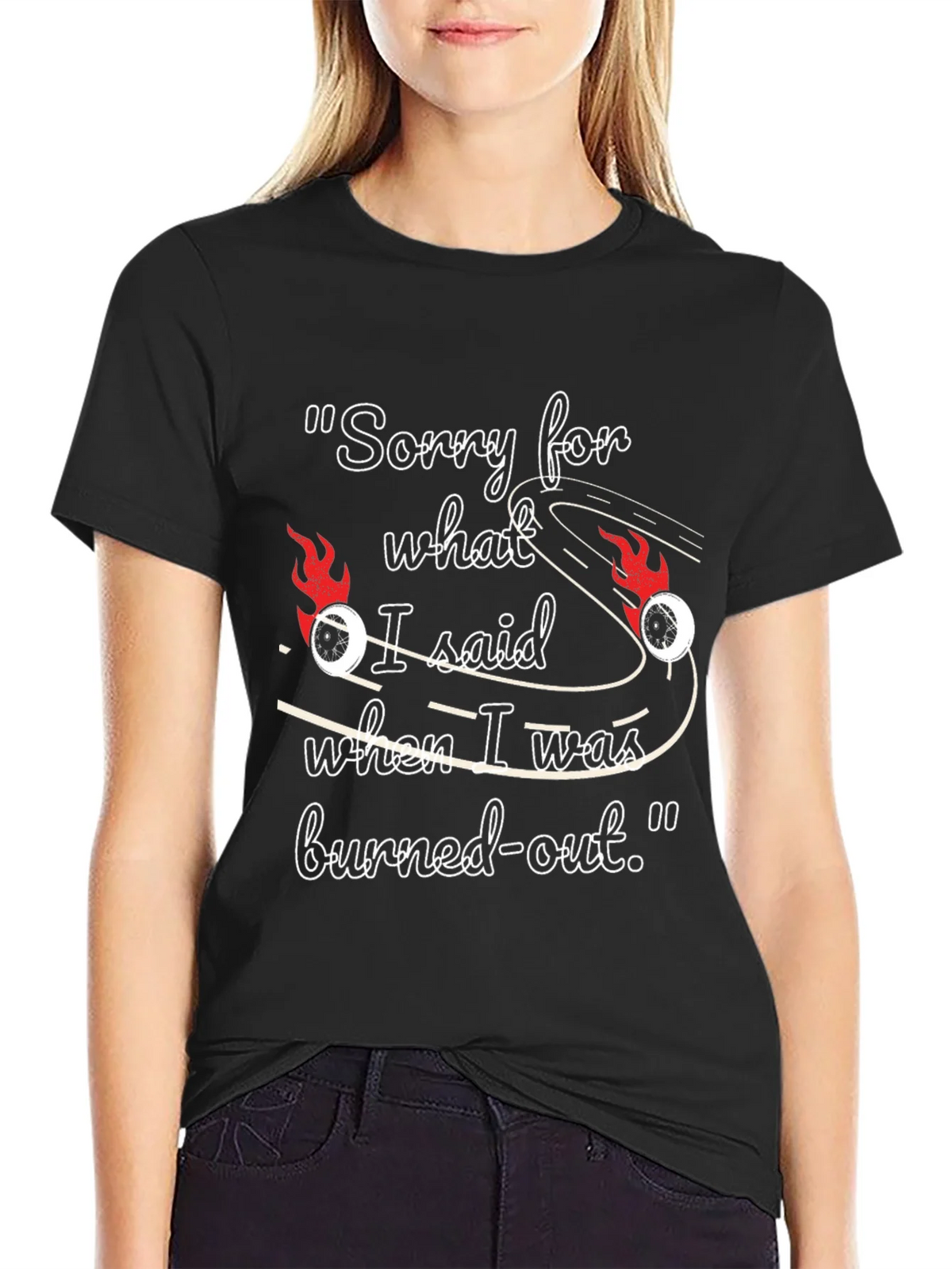 Burned-Out Humor T-Shirt product image 2