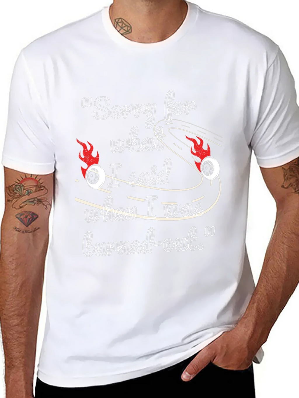 Burned-Out Humor T-Shirt product image 7