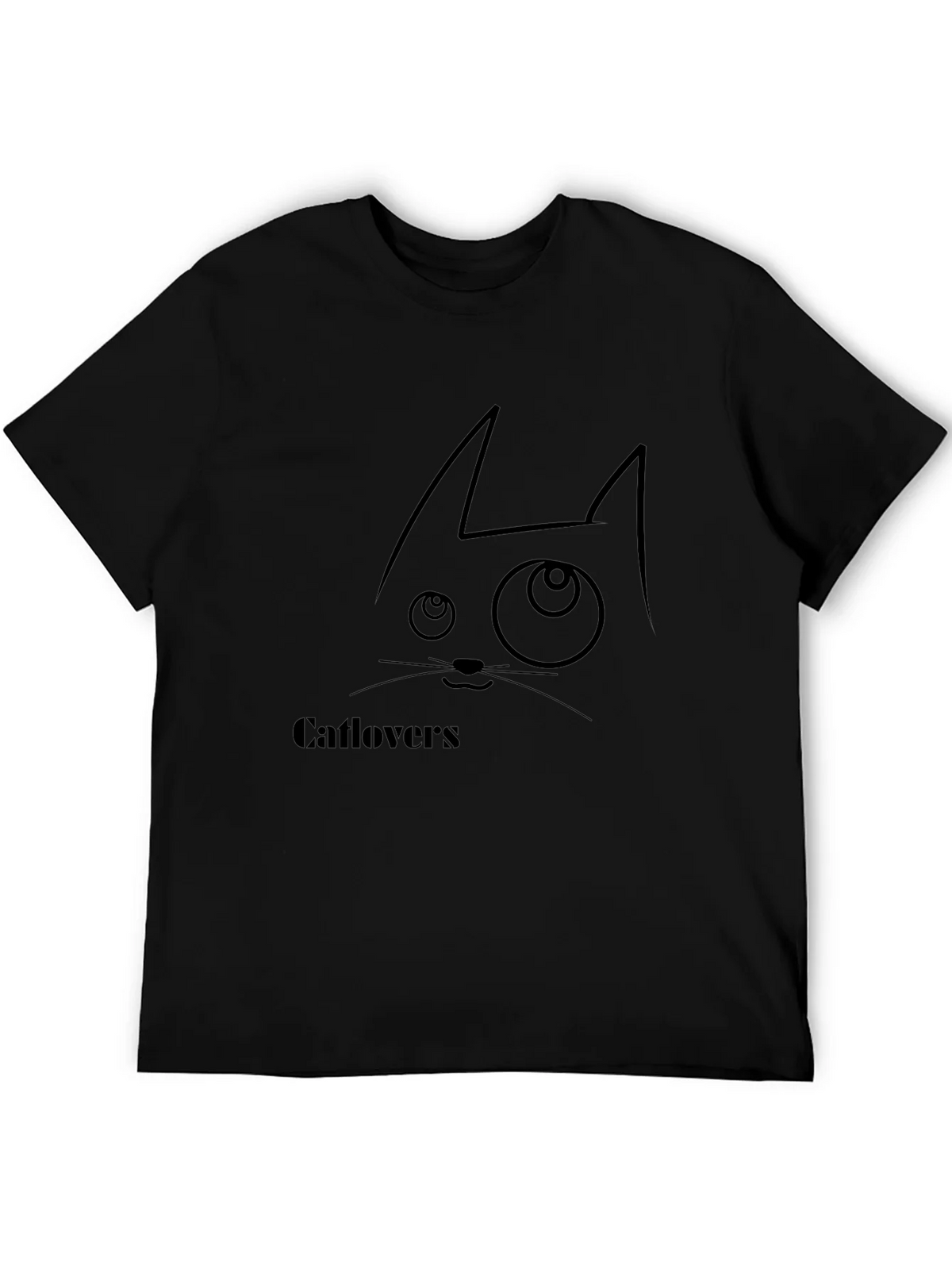 Catlovers Graphic Tee - Black product image 5
