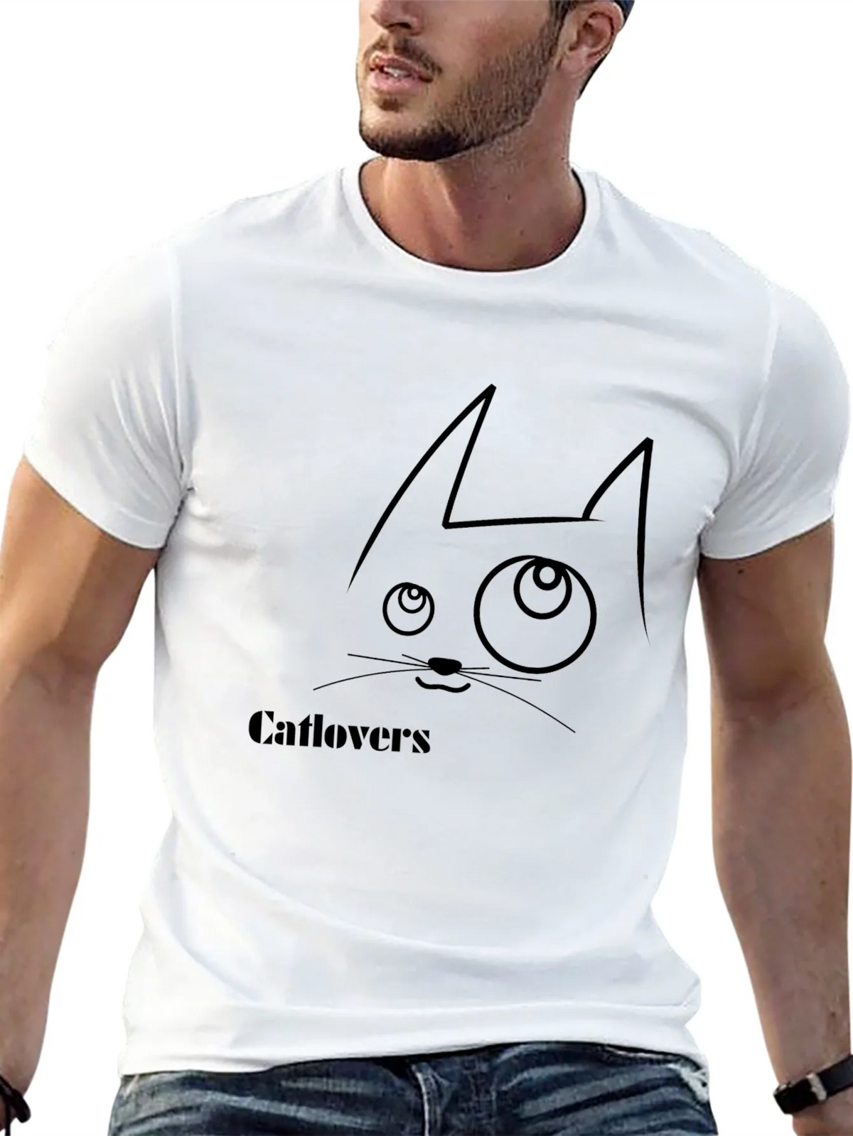 Catlovers Graphic Tee - Black product image 12