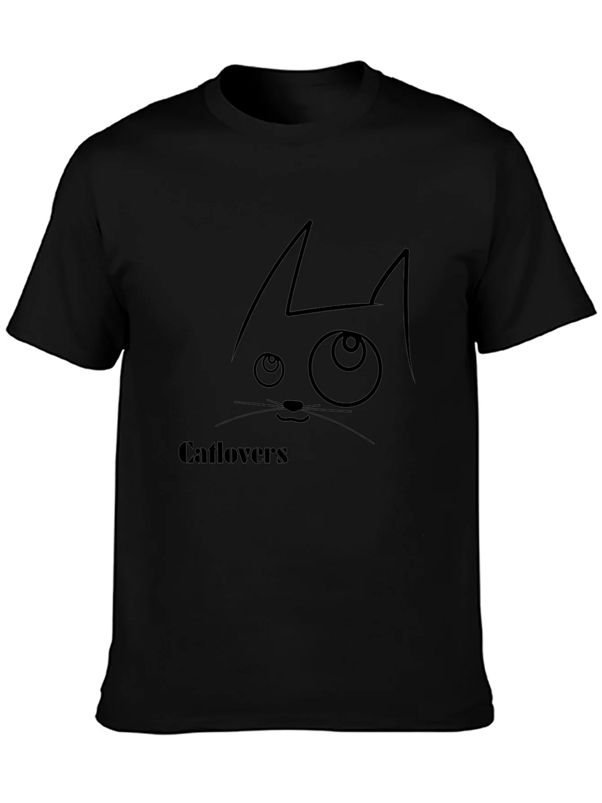 Catlovers Graphic Tee - Black product image 3