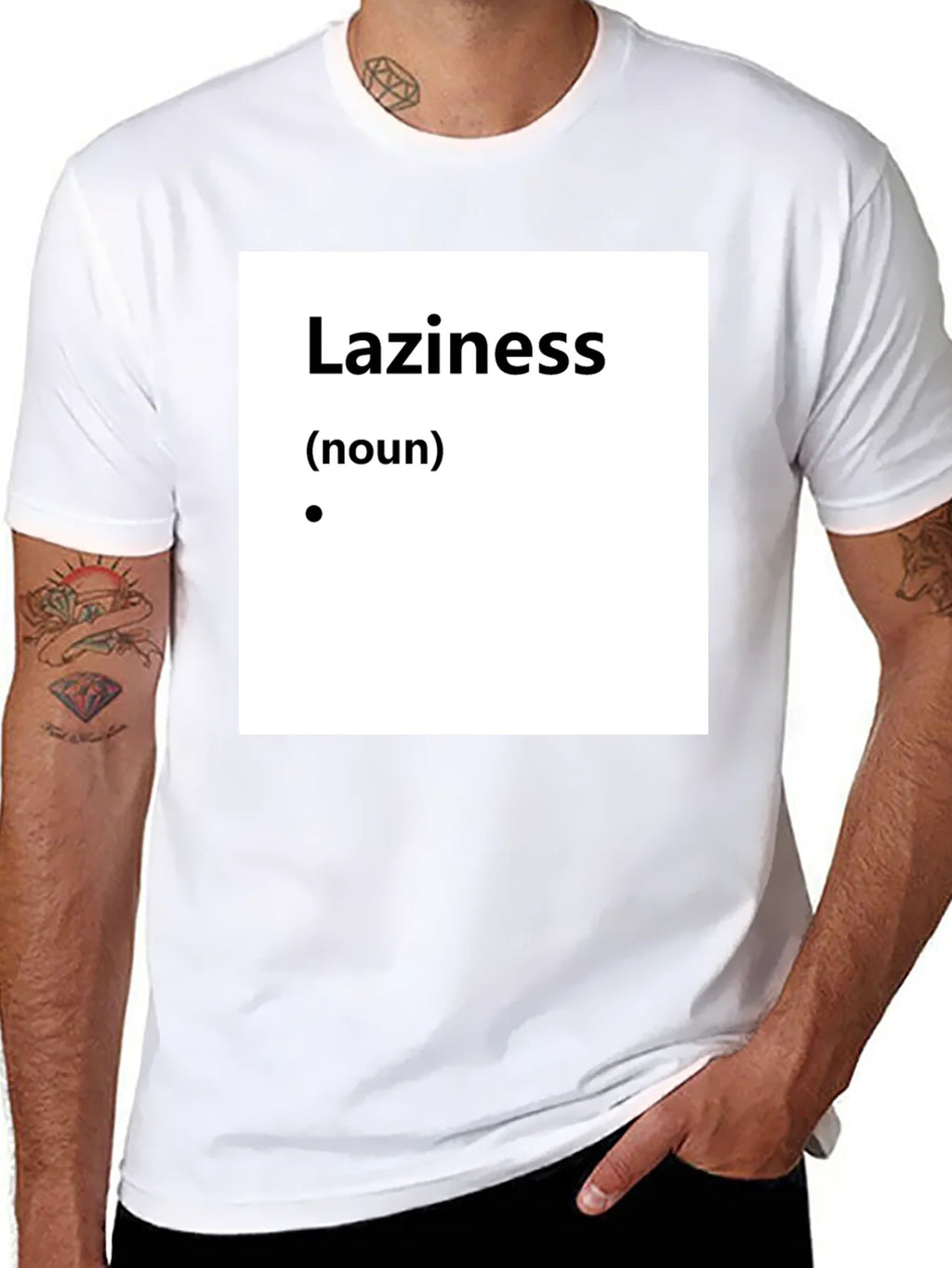 Laziness Definition T-Shirt - Funny Slogan Tee product image 7