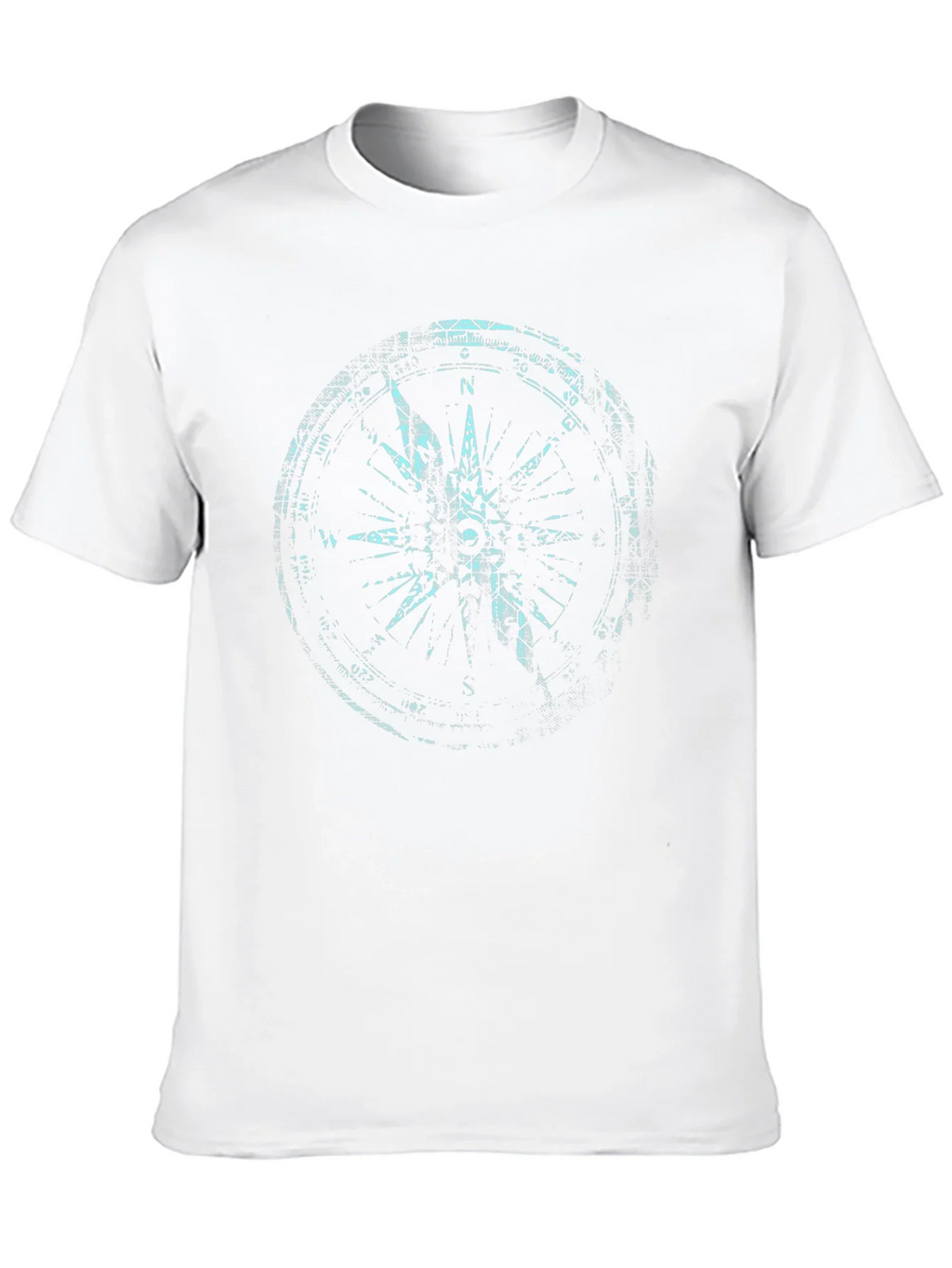 Mens Black Compass Graphic Print Tee product image 7