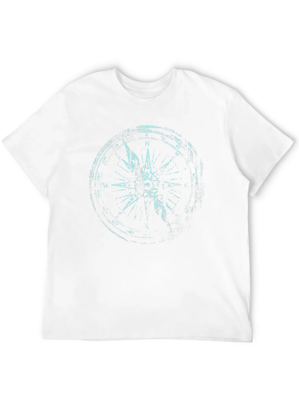 Mens Black Compass Graphic Print Tee product image 9
