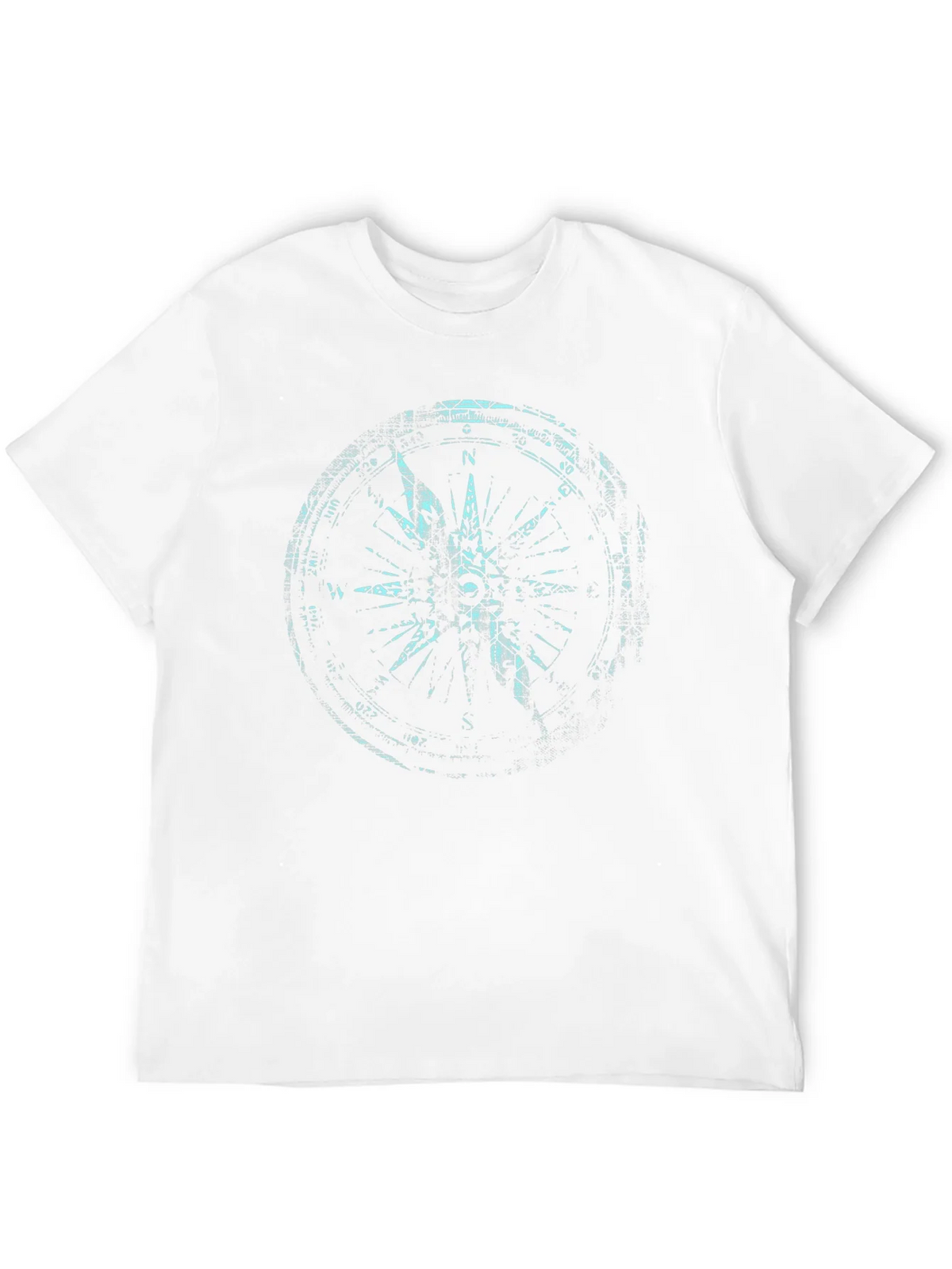Mens Black Compass Graphic Print Tee product image 9