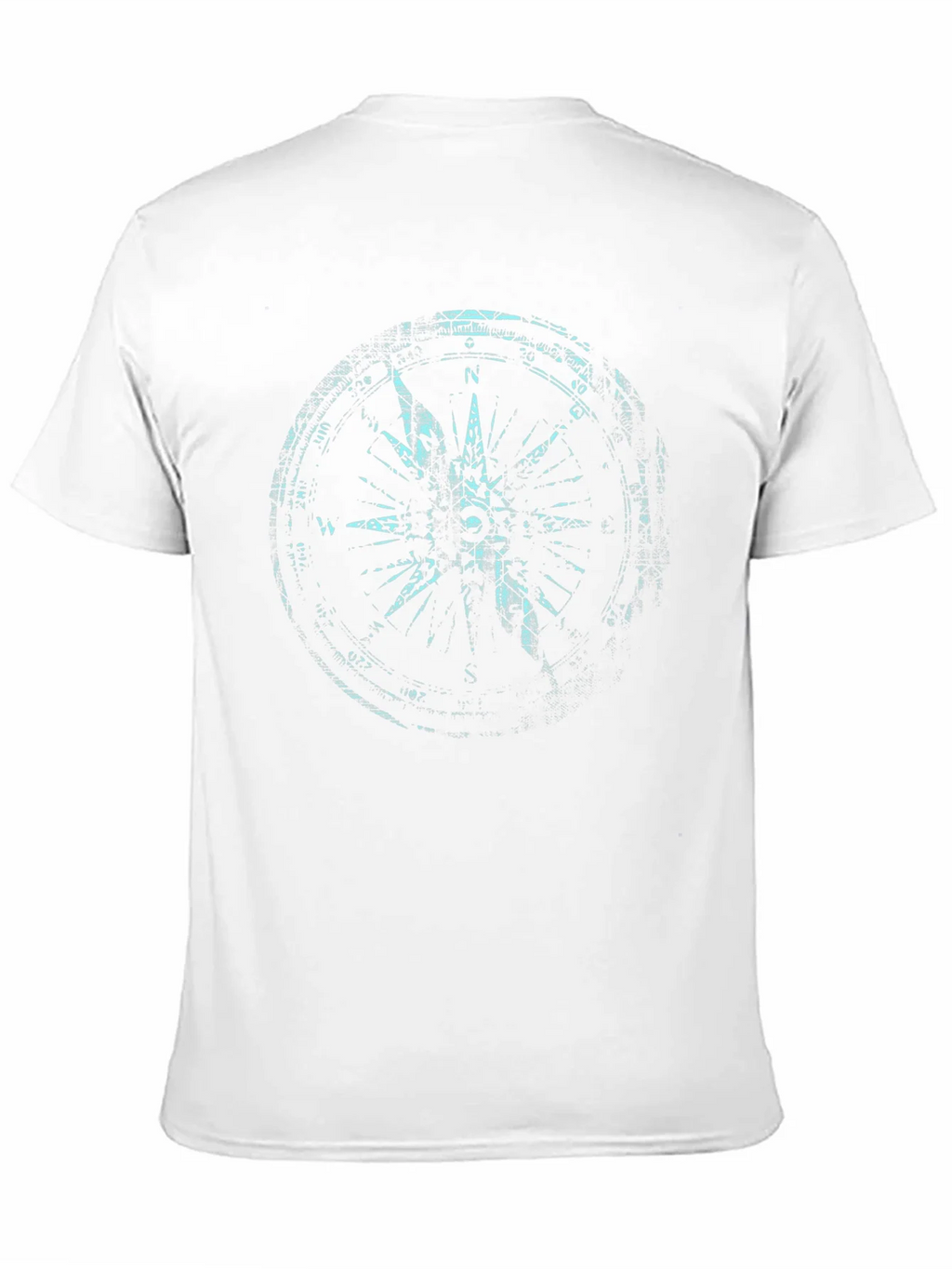 Mens Black Compass Graphic Print Tee product image 8