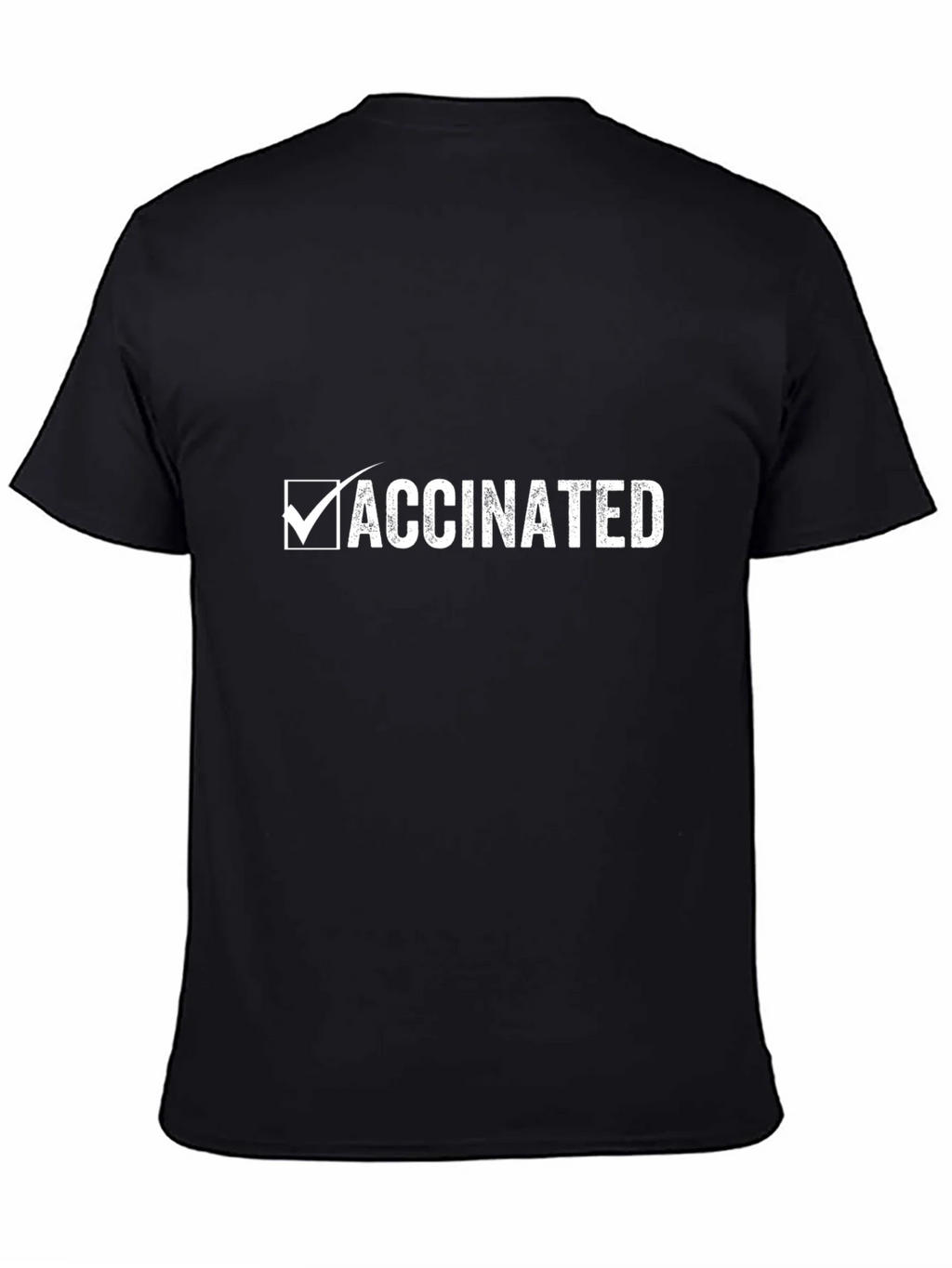 Vaccinated T-Shirt - Check Mark Design product image 4