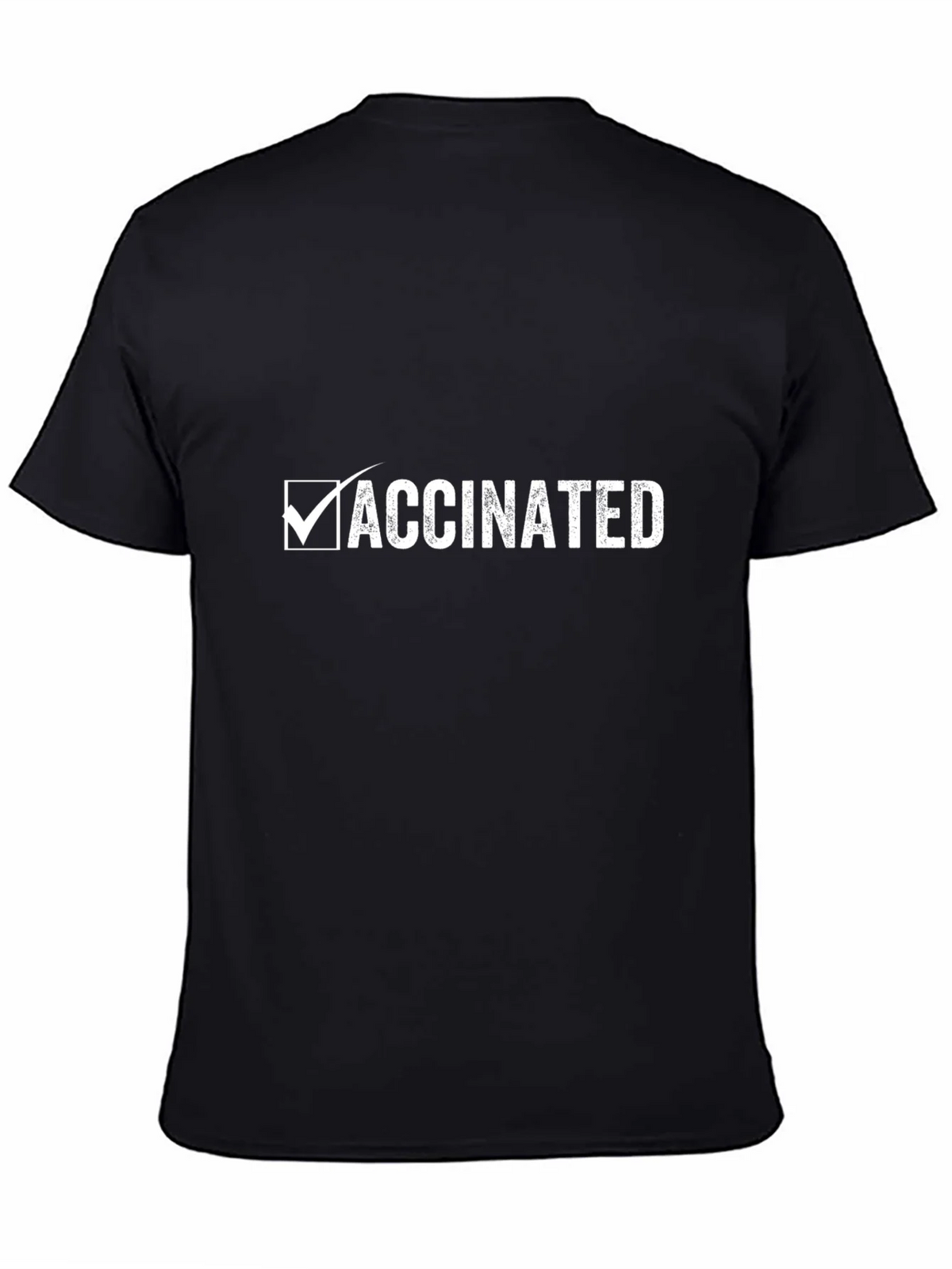 Vaccinated T-Shirt - Check Mark Design product image 4