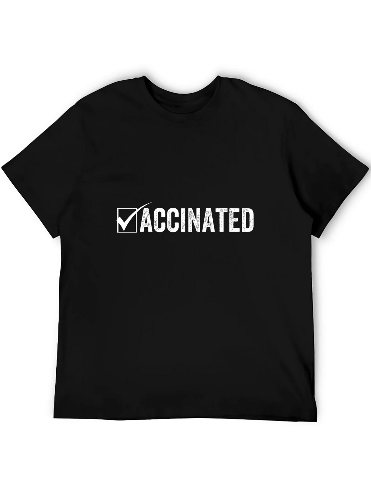 Vaccinated T-Shirt - Check Mark Design product image 5