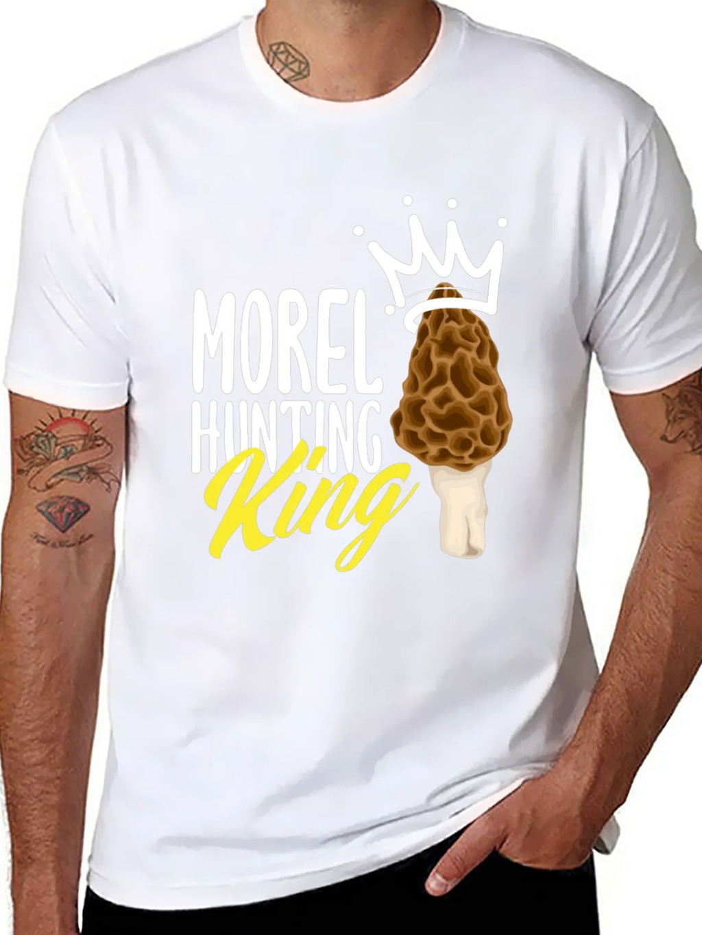 Morel Hunting King T-Shirt product image 7