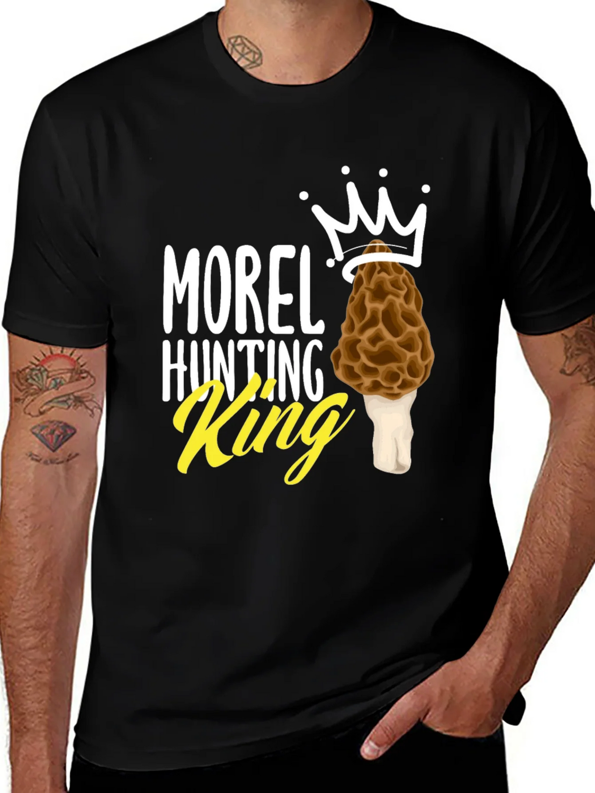 Morel Hunting King T-Shirt product image 1