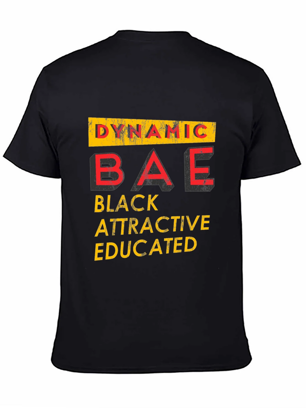 Dynamic BAE Graphic Tee - Black Attractive Educated product image 4