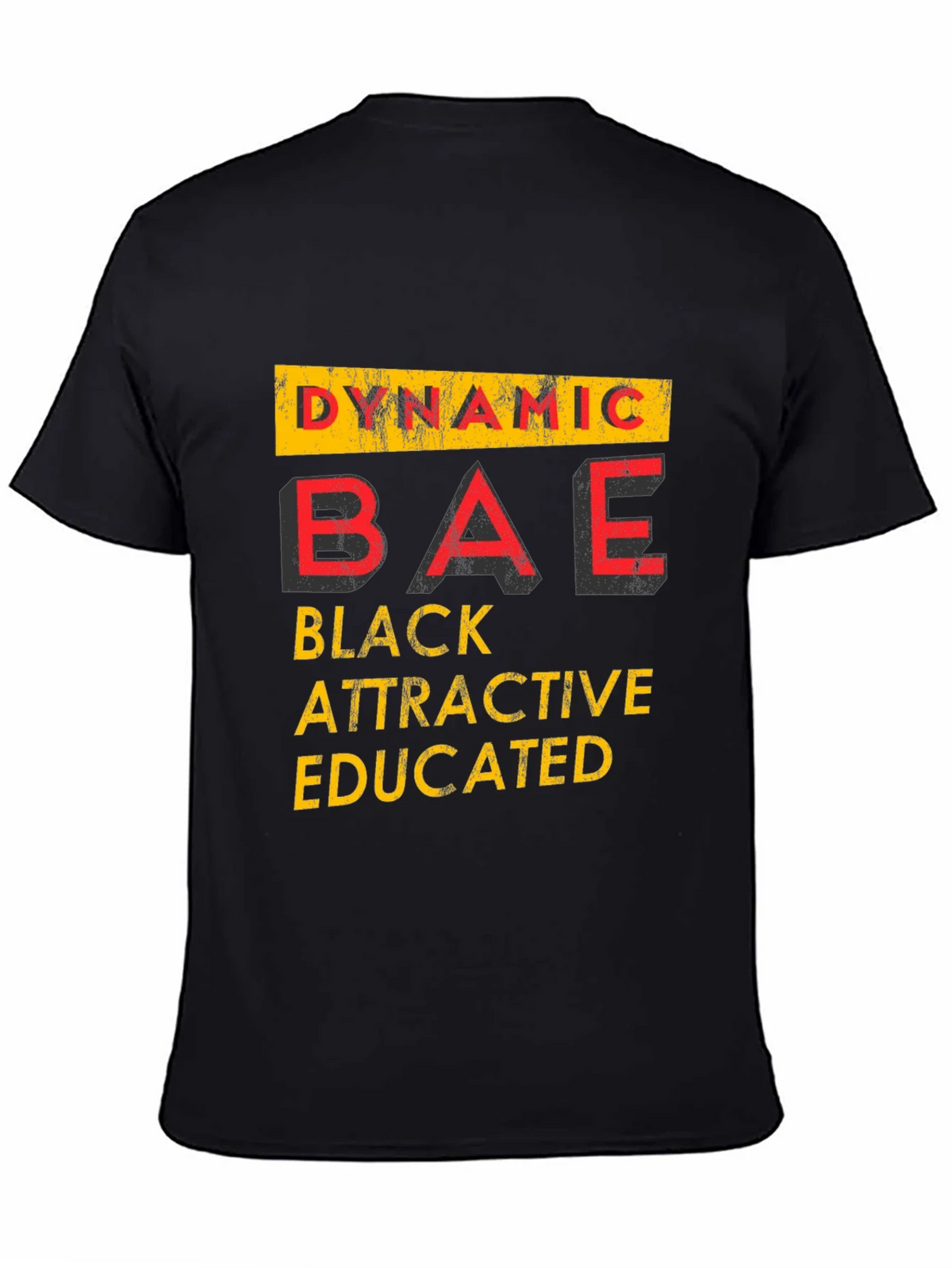 Dynamic BAE Graphic Tee - Black Attractive Educated product image 4