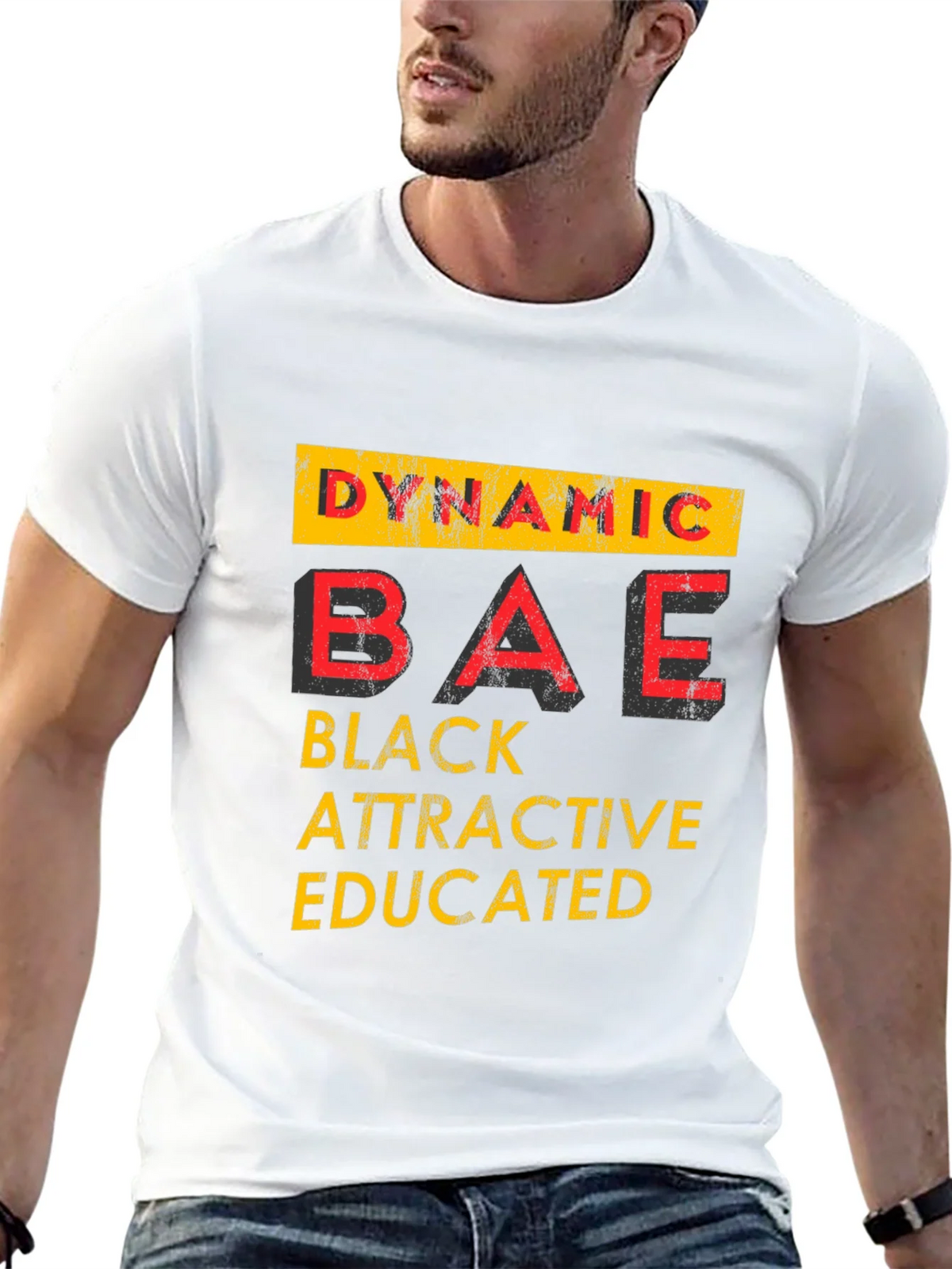 Dynamic BAE Graphic Tee - Black Attractive Educated product image 12