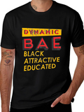 Dynamic BAE Graphic Tee - Black Attractive Educated product image 1
